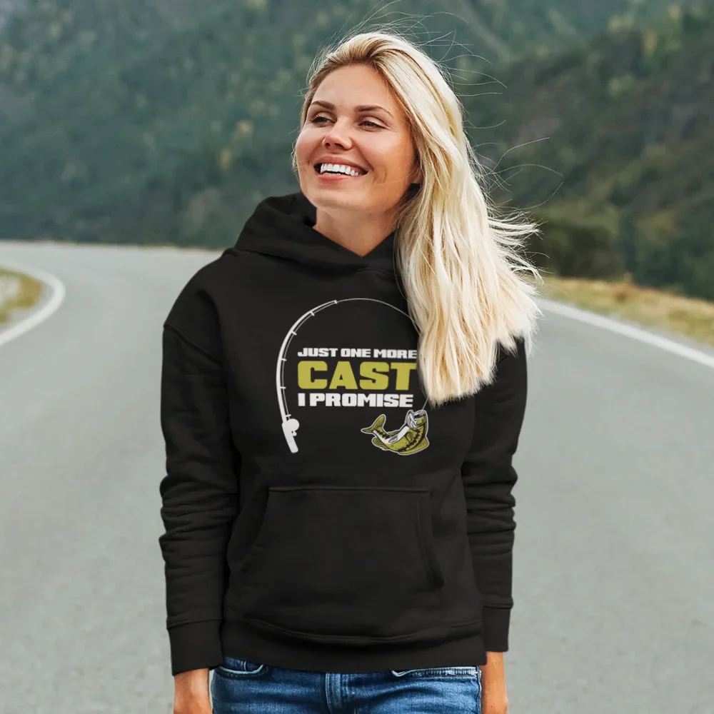 Outdoorzees Just One More Cast Unisex Hoodie - Image 5