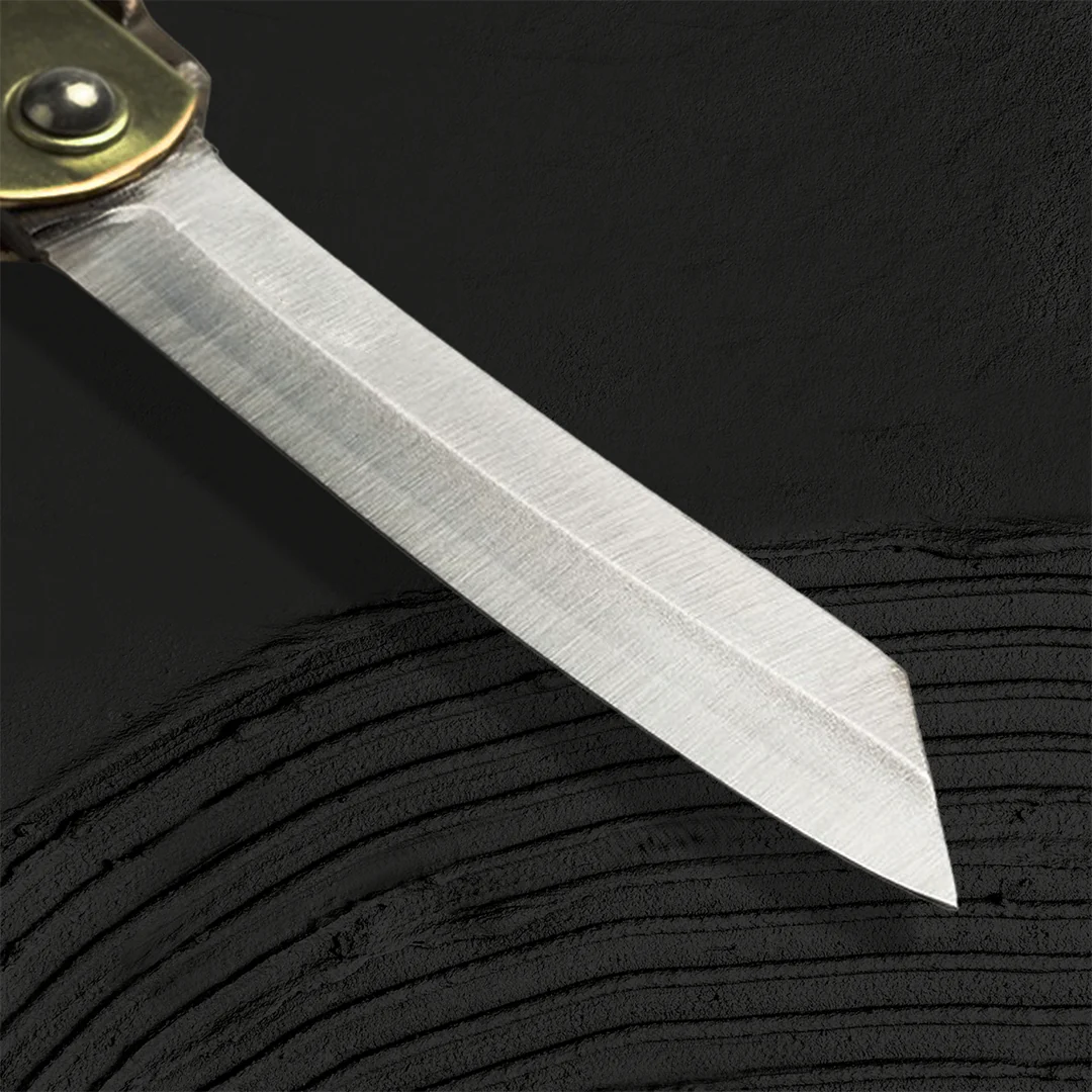 Kam Knife - HIGO - Brass Handle - Pocket Knife - Image 3