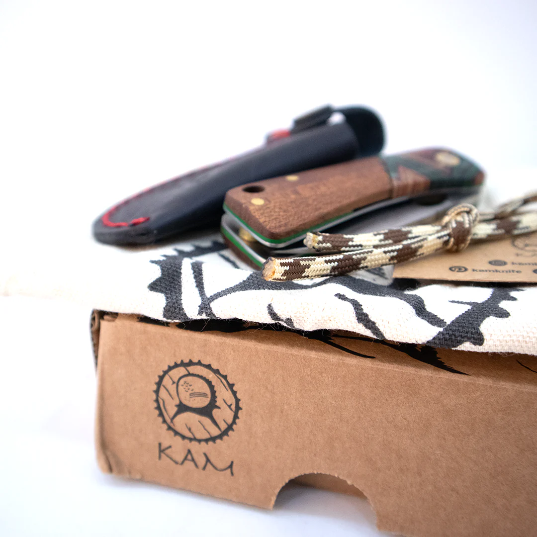Kam Knife - J10 - Maun Wood Handle - Pocket Knife - Image 11