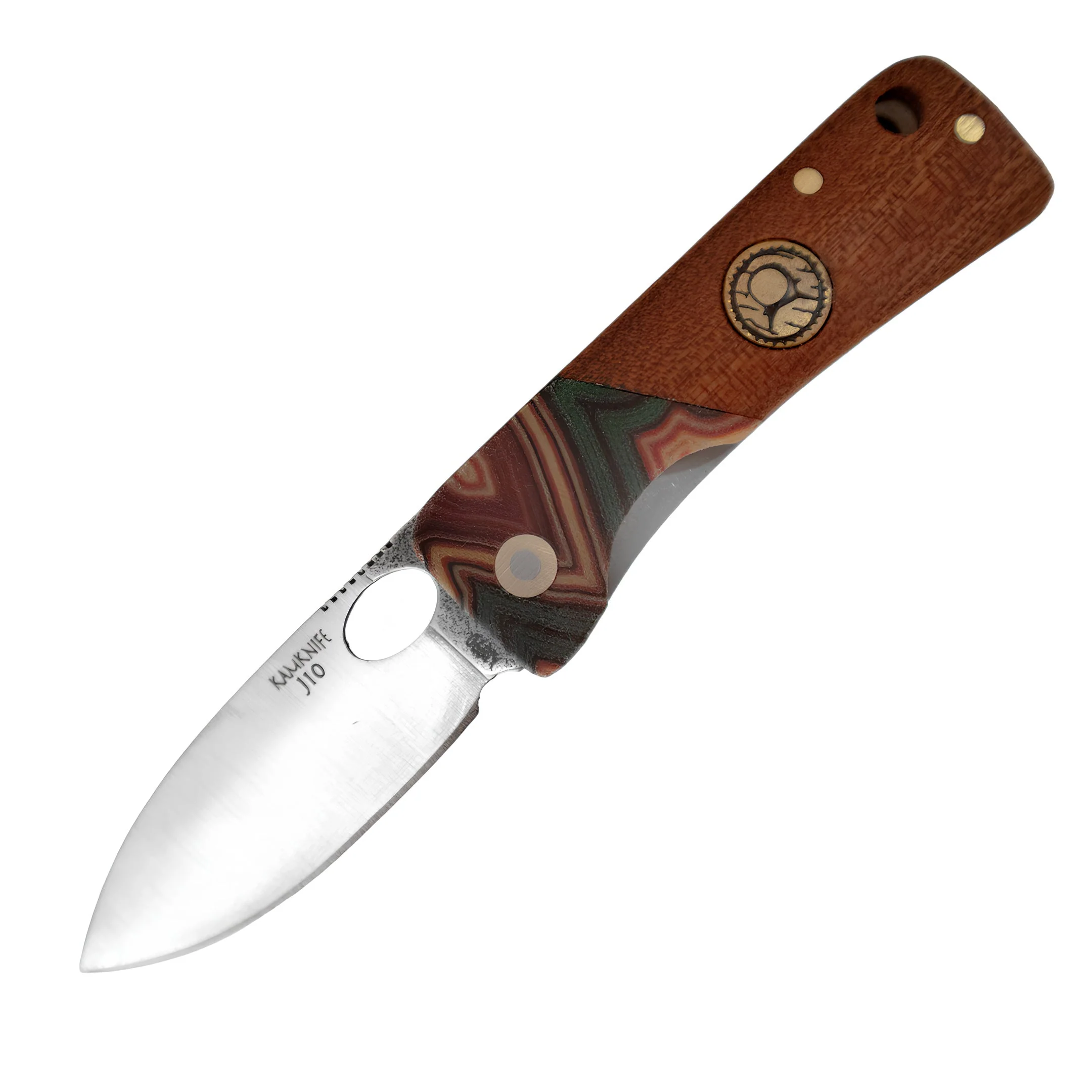 Kam Knife - J10 - Maun Wood Handle - Pocket Knife - Image 2