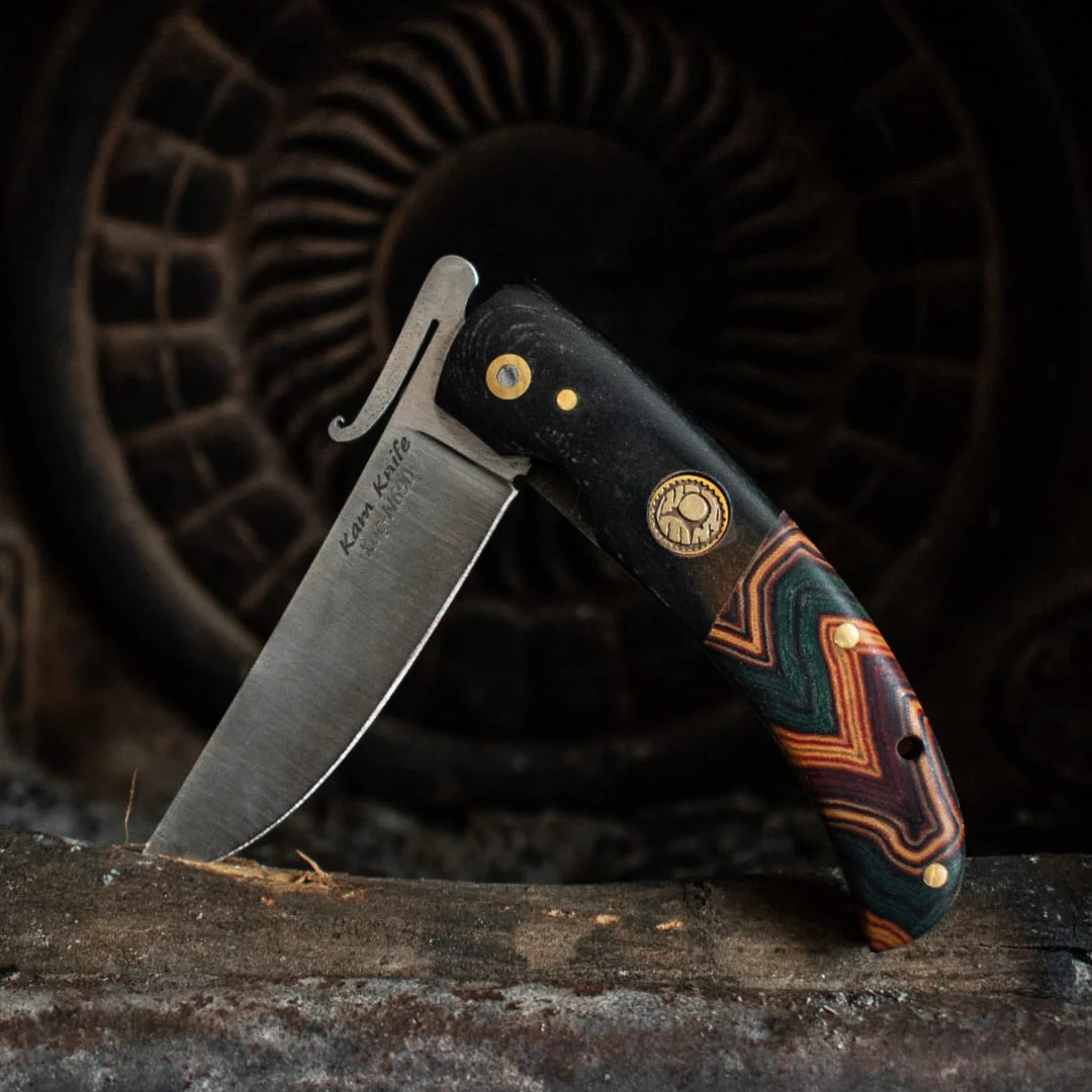 Kam Knife - KOC - Micarta Handle - Pocket Knife - Image 4