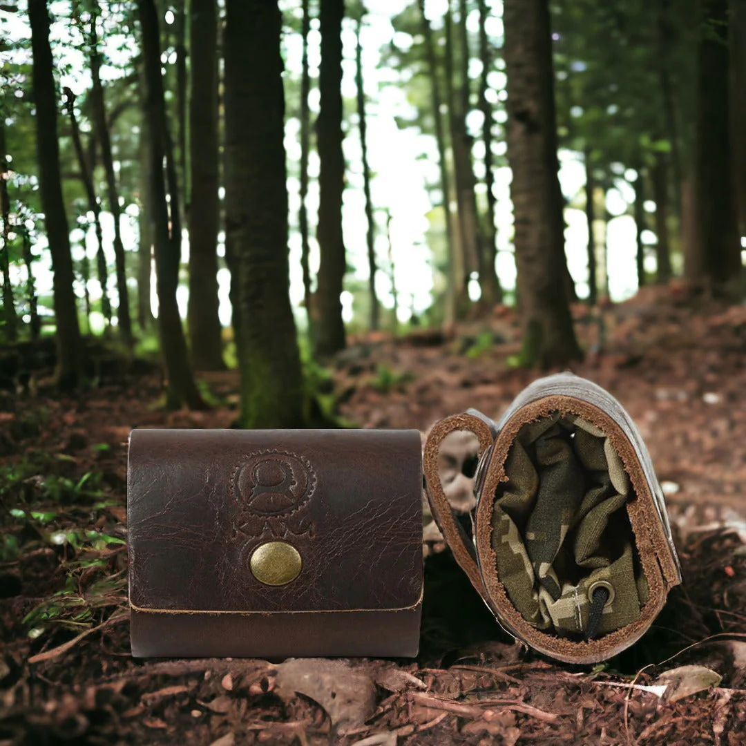 Kam Knife - OK - Dark Brown Forest Pouch - Image 2