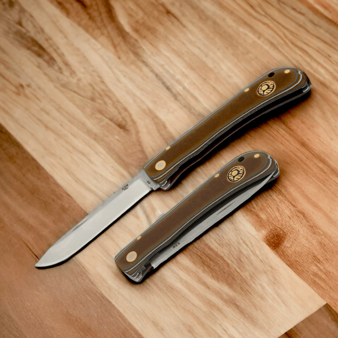 Kam Knife - PR77 - 4116 Steel - Micarta Handle - Black Lock Pocket Knife - Image 5