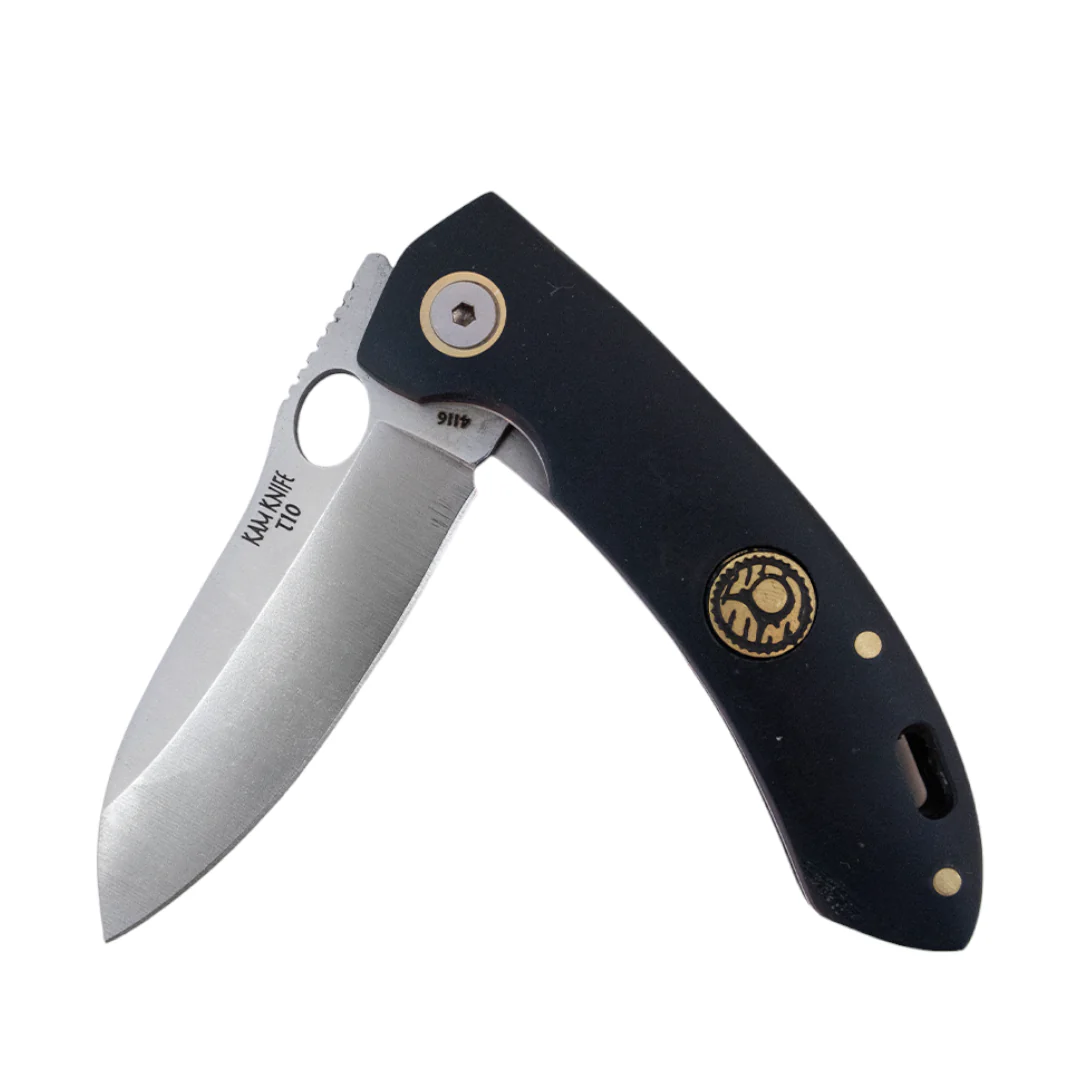 Kam Knife - T10 - Black Handle - Pocket Knife - Image 4