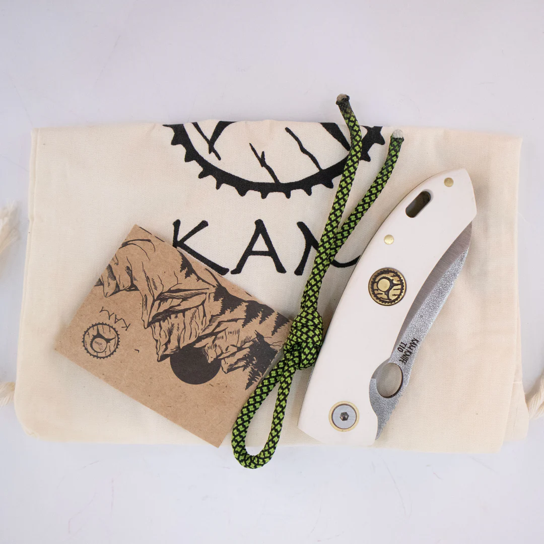 Kam Knife - T10 - White Handle - Pocket Knife - Image 9