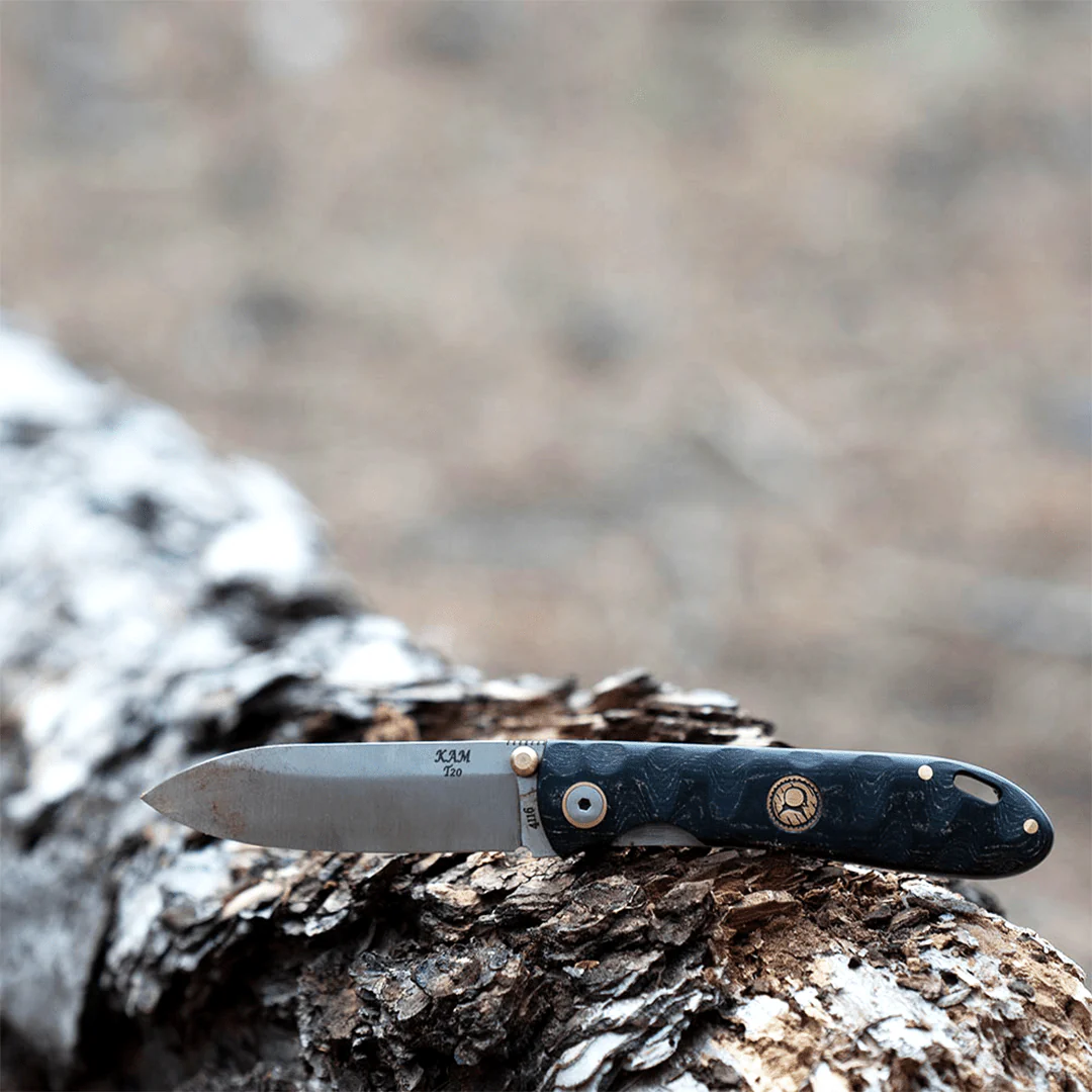 Kam Knife - T20 - 4116 Steel - Black Handle - Pocket Knife - Image 5