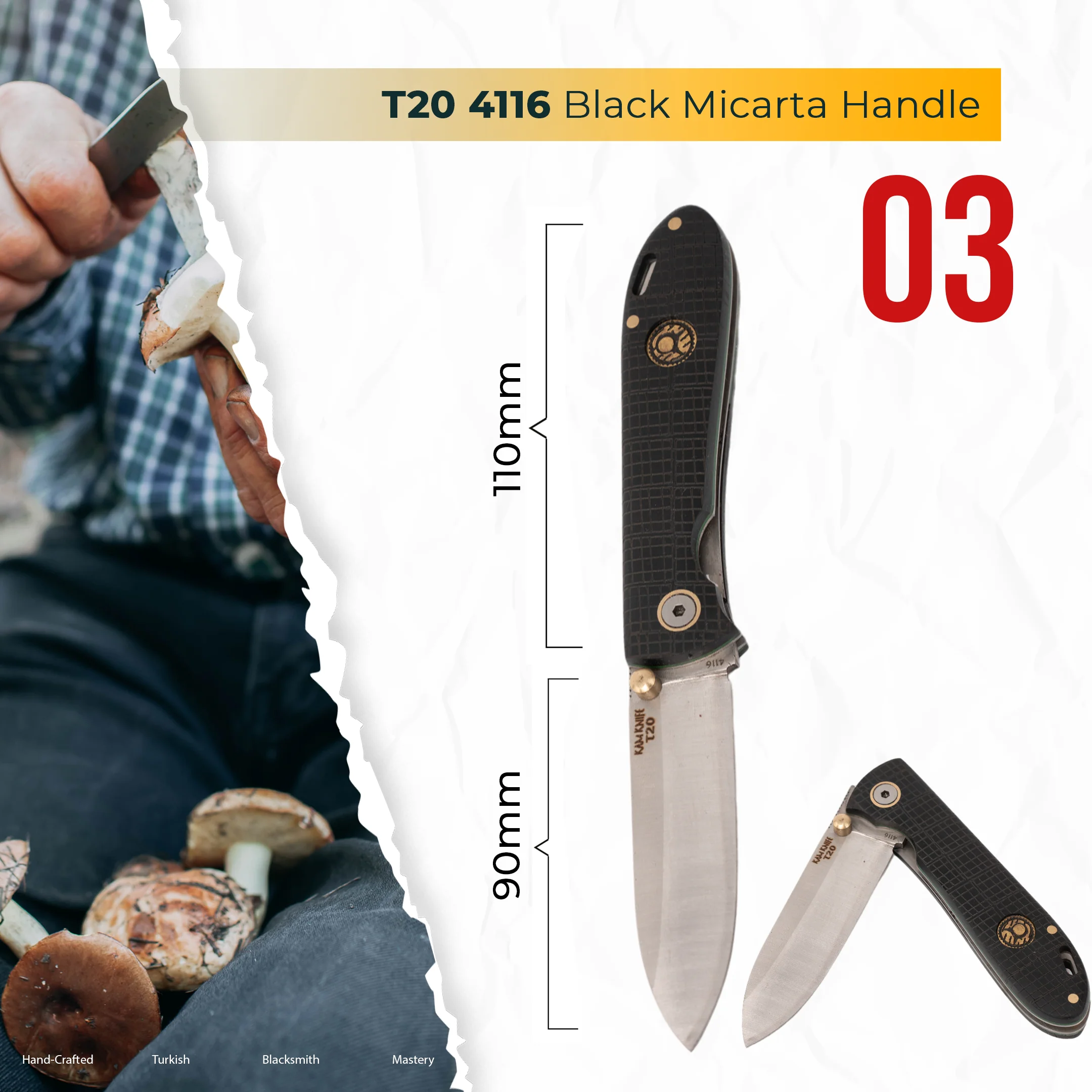 Kam Knife - T20 - Set of 3 - Pocket Knives - Image 5