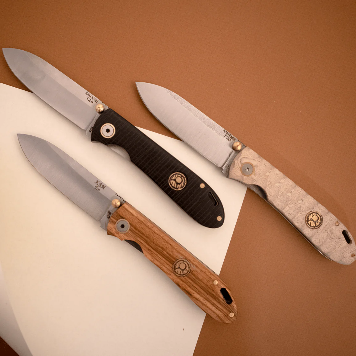 Kam Knife - T20 - D2 Steel - Oak Handle - Pocket Knife - Image 11