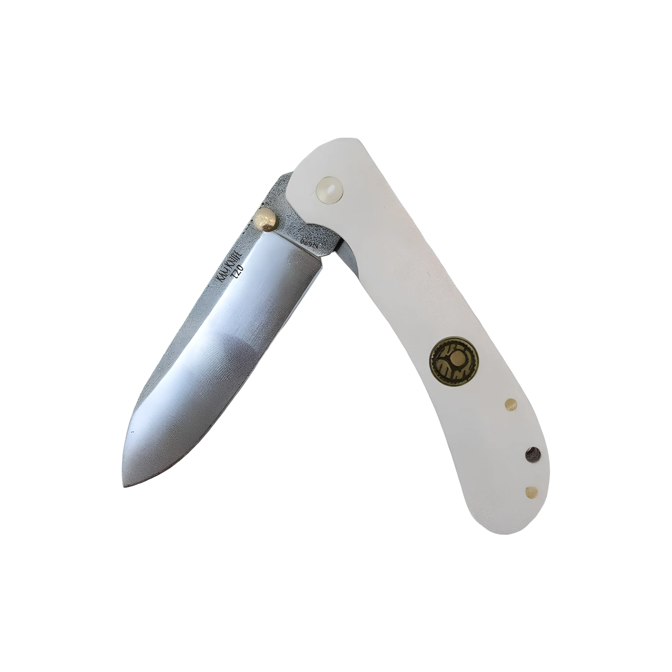 Kam Knife - T20 - White Handle - Pocket Knife - Image 3