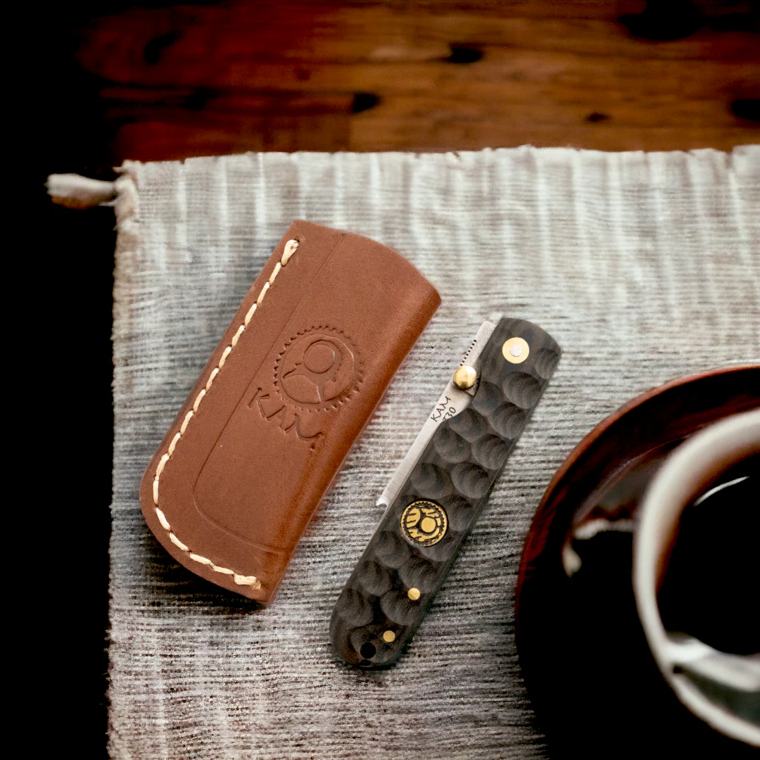 Kam Knife - T30 - Katsu Brown Handle - Pocket Knife - Image 11