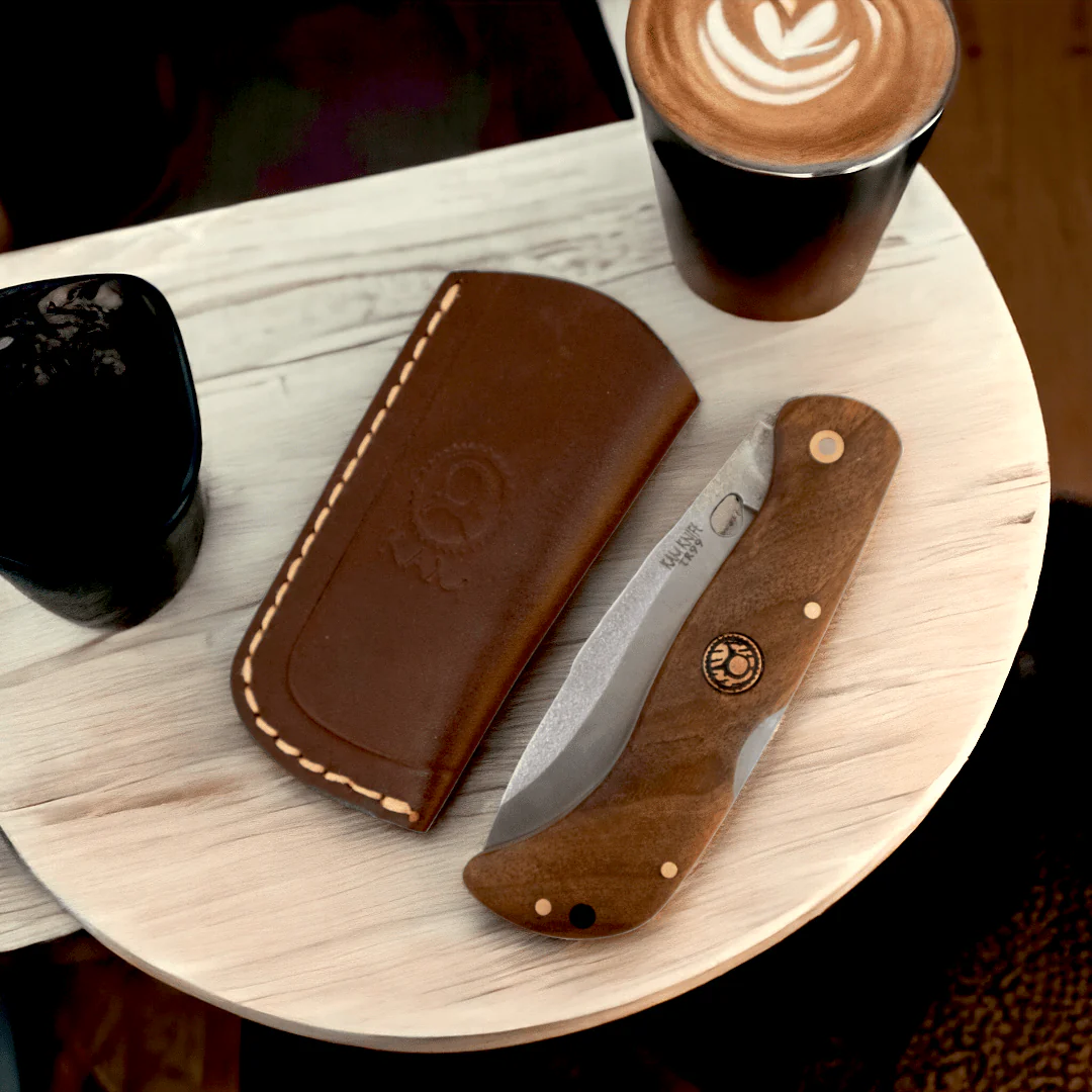 Kam Knife - TR99 - N690 Steel - Walnut Handle - Pocket Knife - Image 3