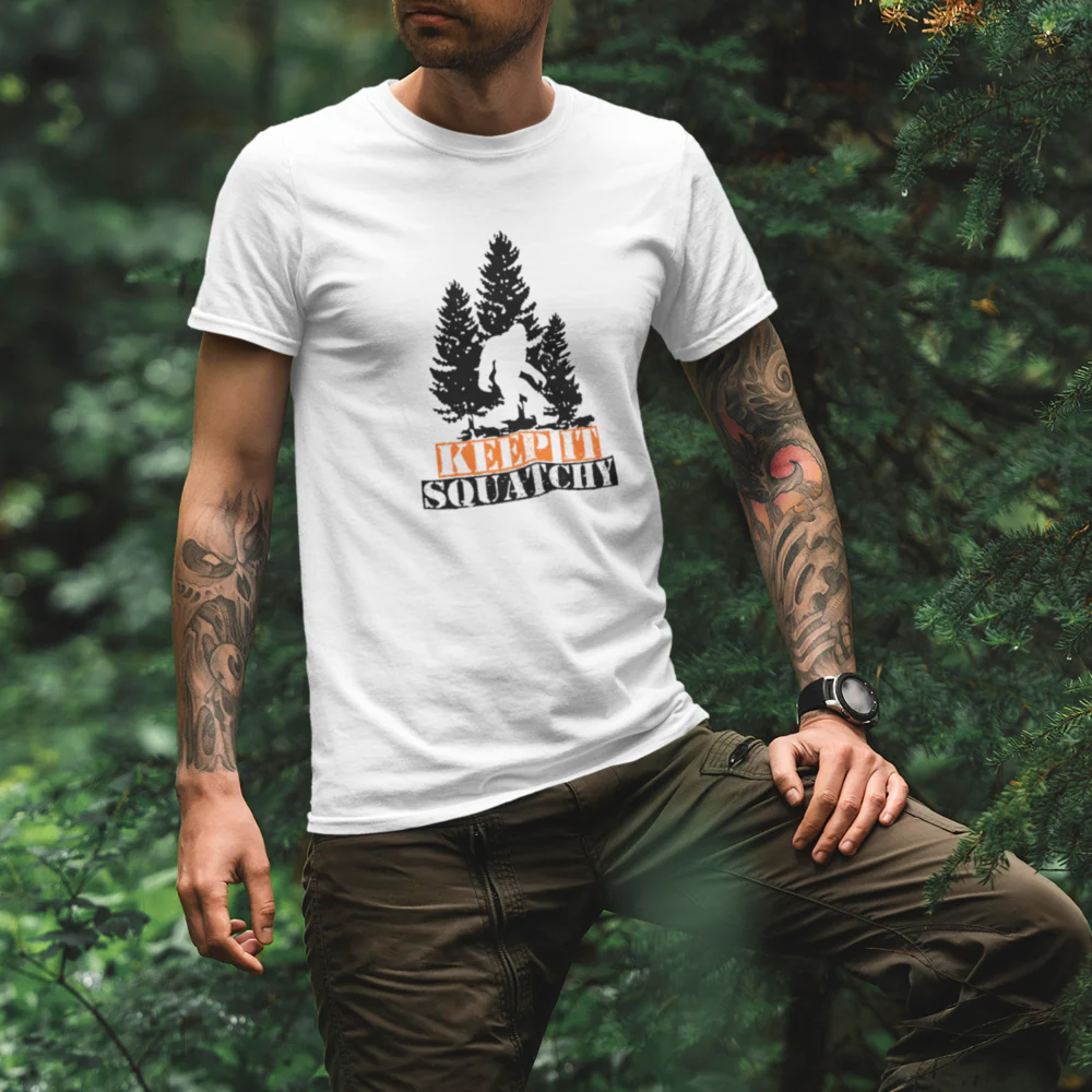 Outdoorzees Keep It Squatchy Man T-Shirt - Image 4