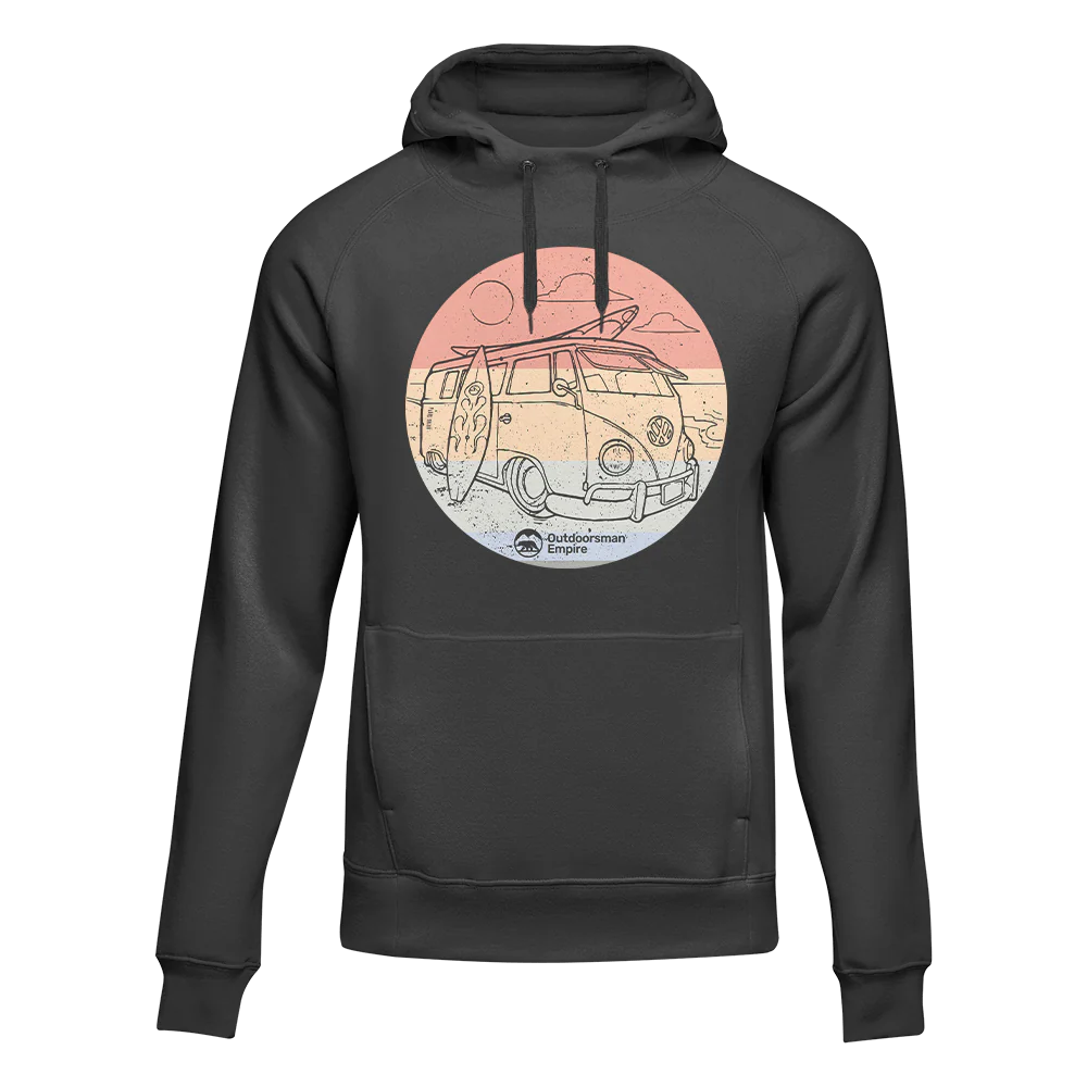 Outdoorzees Kombi Camping Adult Fleece Hoodie