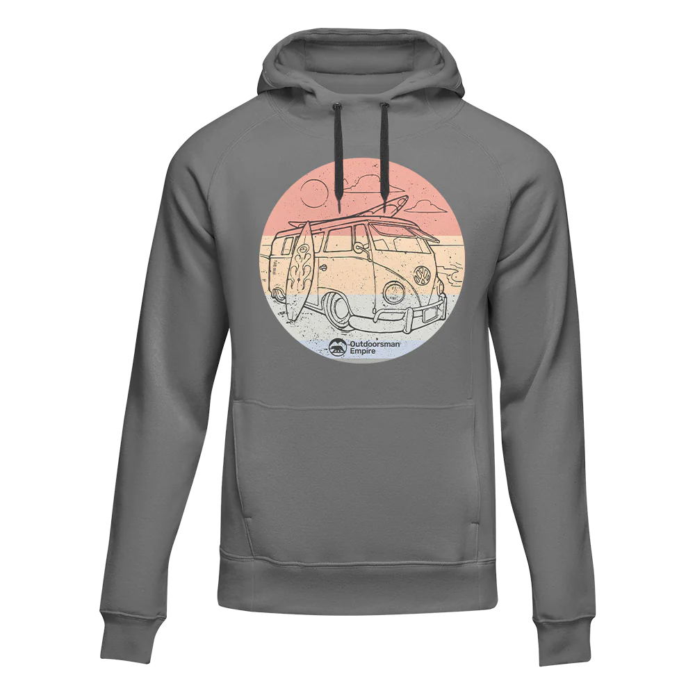 Outdoorzees Kombi Camping Adult Fleece Hoodie - Image 2