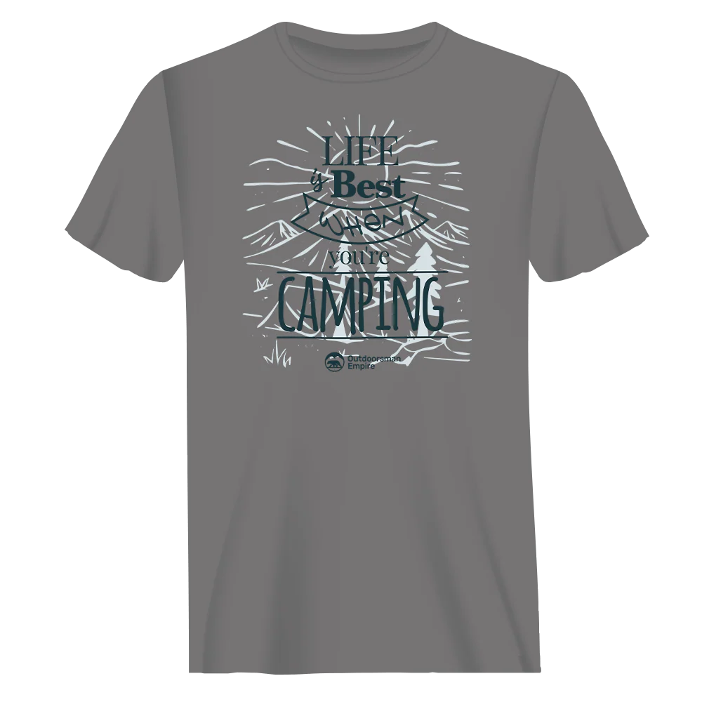 Outdoorzees Life Is Best T-Shirt for Men
