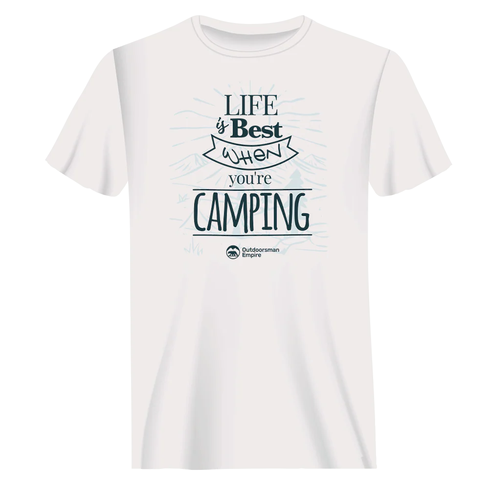 Outdoorzees Life Is Best T-Shirt for Men - Image 2