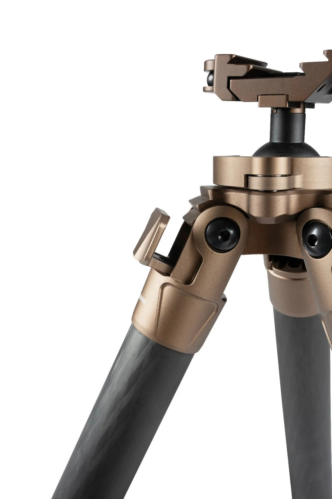 Linkogear Carbon Fiber Tripod – Picatinny/Arca, 64" Max, 66lb Capacity - Brown - Image 7