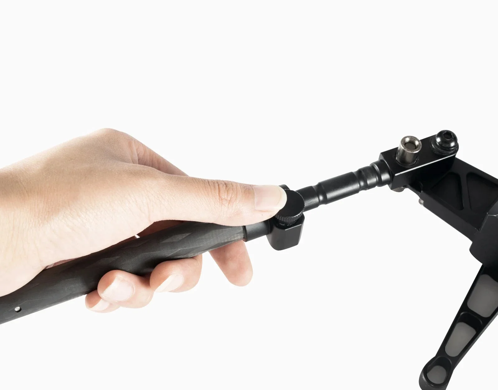 Linkogear HB-C03 Carbon Fiber Bipod Picatinny & ARCA Monoball Fix 26mm Mount - Image 6