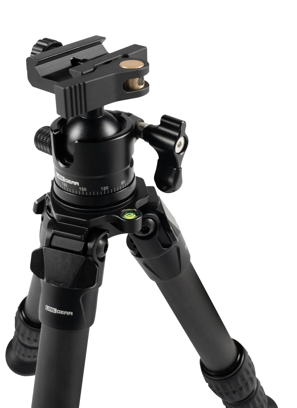 LINKOGEAR HT-223 Carbon Tripod Picatinny + Monoball Fix 26mm Clamp CNC Head - Image 4