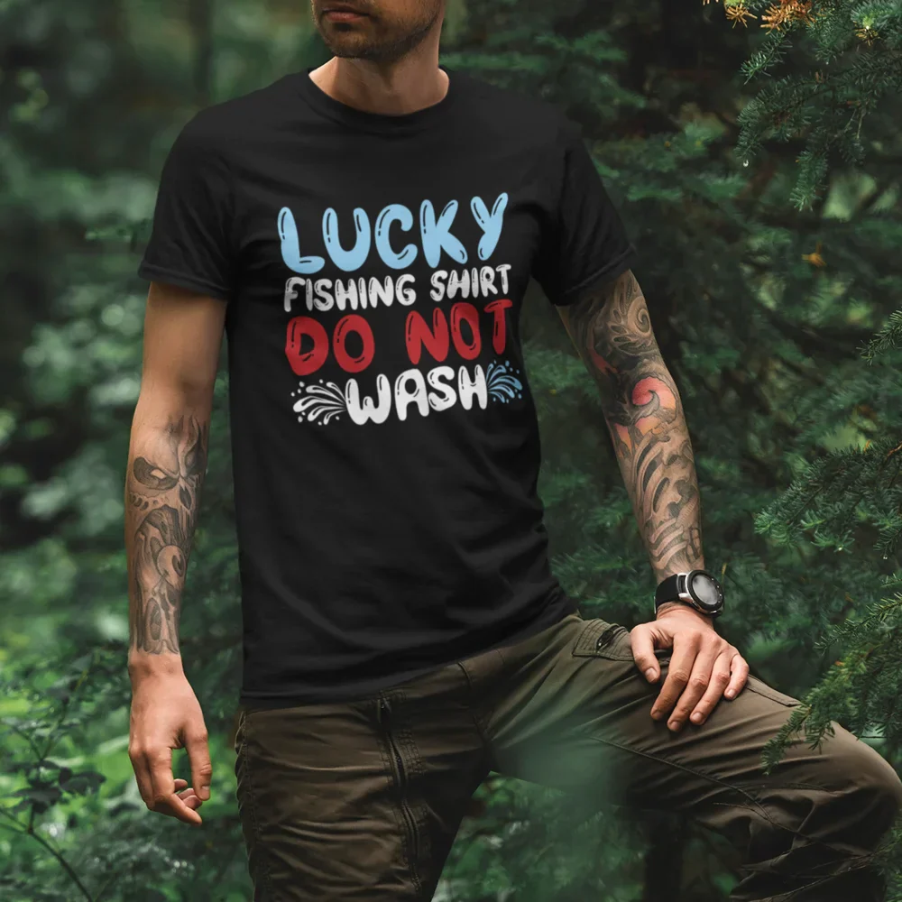 Outdoorzees Lucky Fishing Shirt Man T-Shirt - Image 3