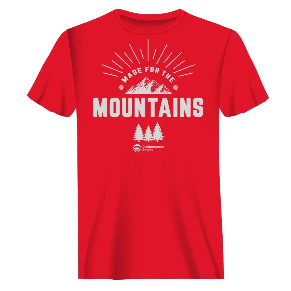 Outdoorzees Made For The Mountains T-Shirt for Men - Image 2