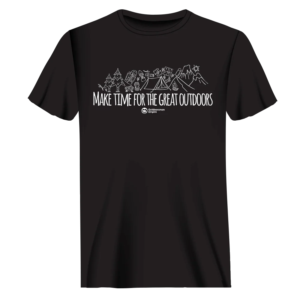 Outdoorzees Make Time For Great T-Shirt for Men