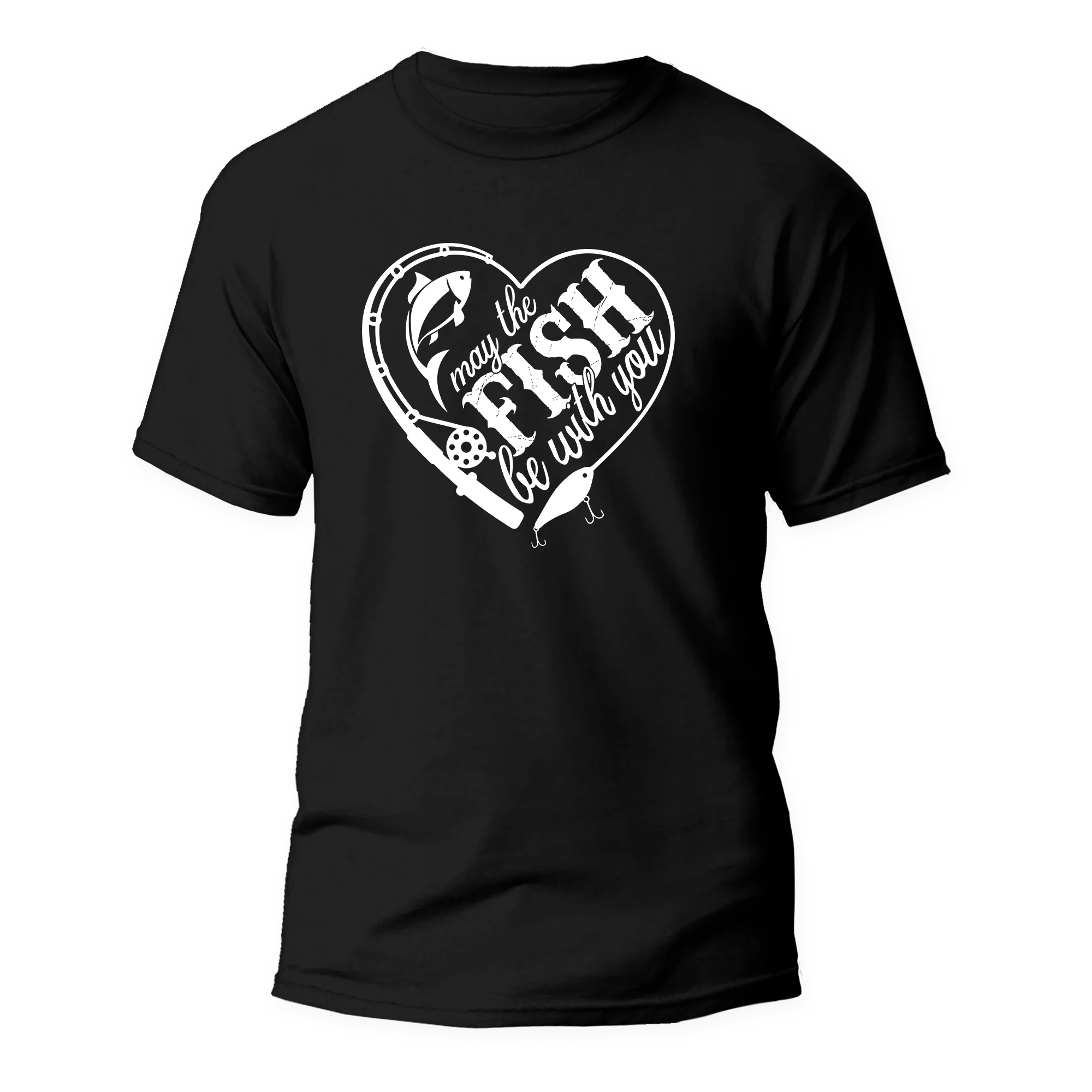 Outdoorzees May The Fish Be With You Man T-Shirt