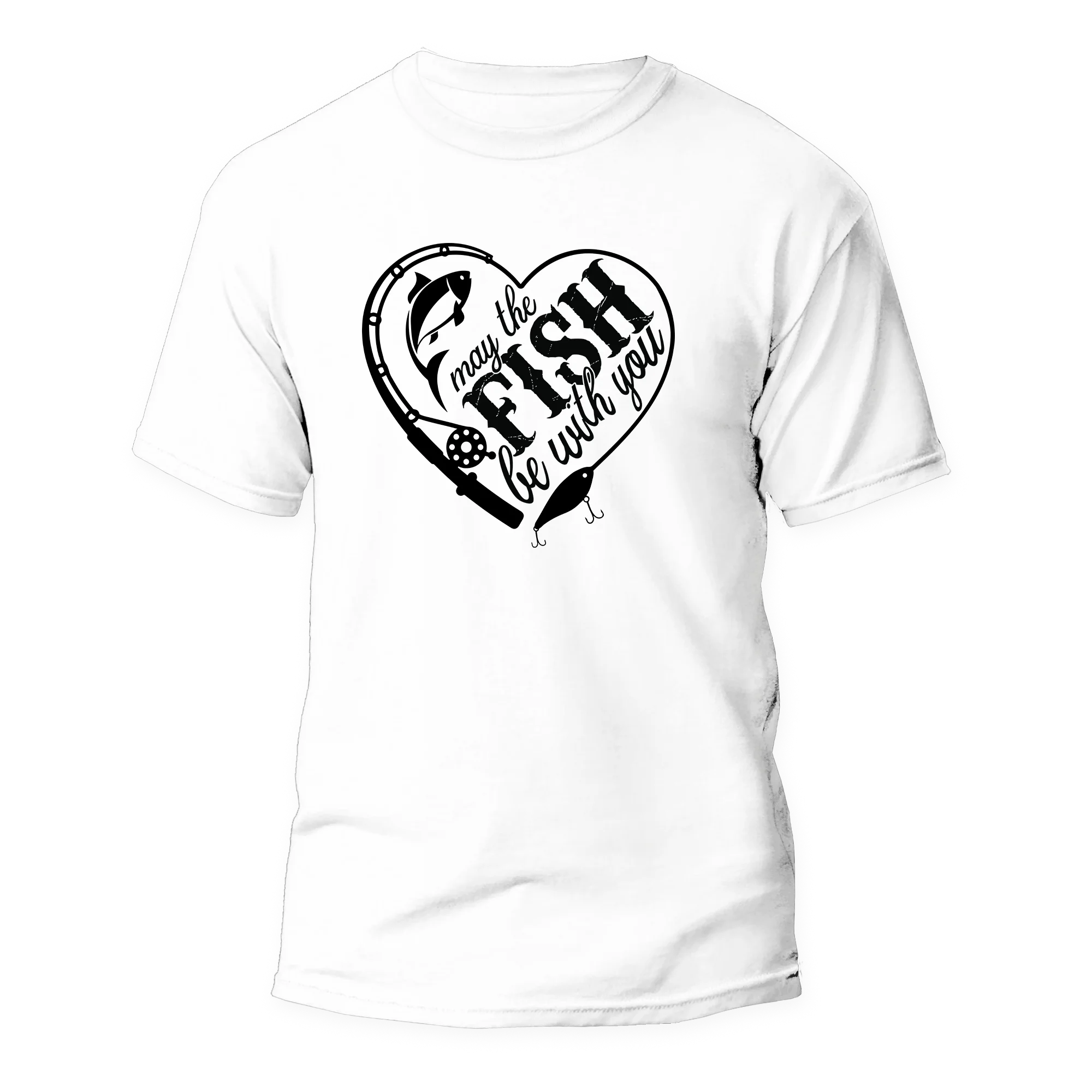 Outdoorzees May The Fish Be With You Man T-Shirt - Image 2