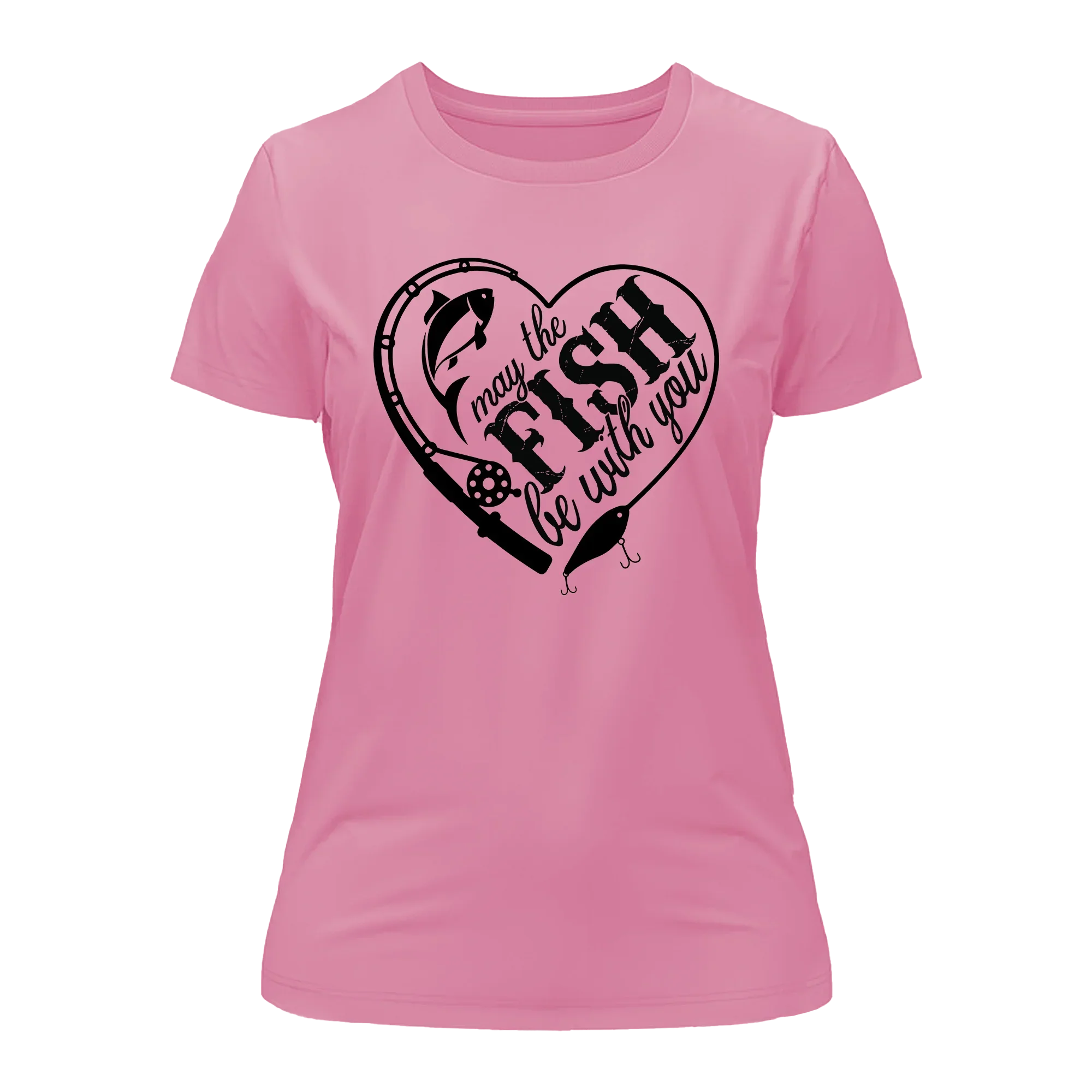 Outdoorzees May The Fish Be With You T-Shirt for Women