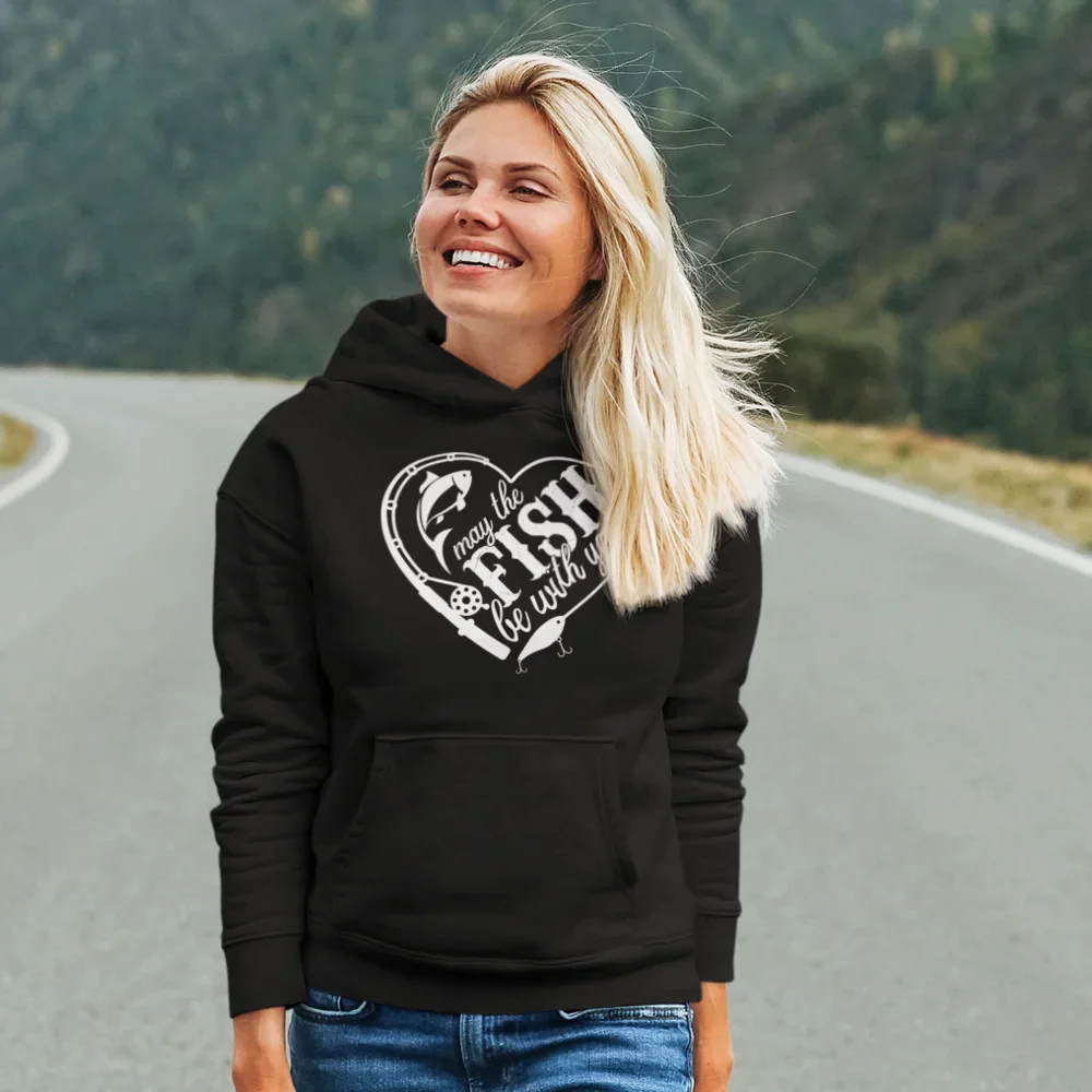 Outdoorzees May The Fish Be With You Unisex Hoodie - Image 4
