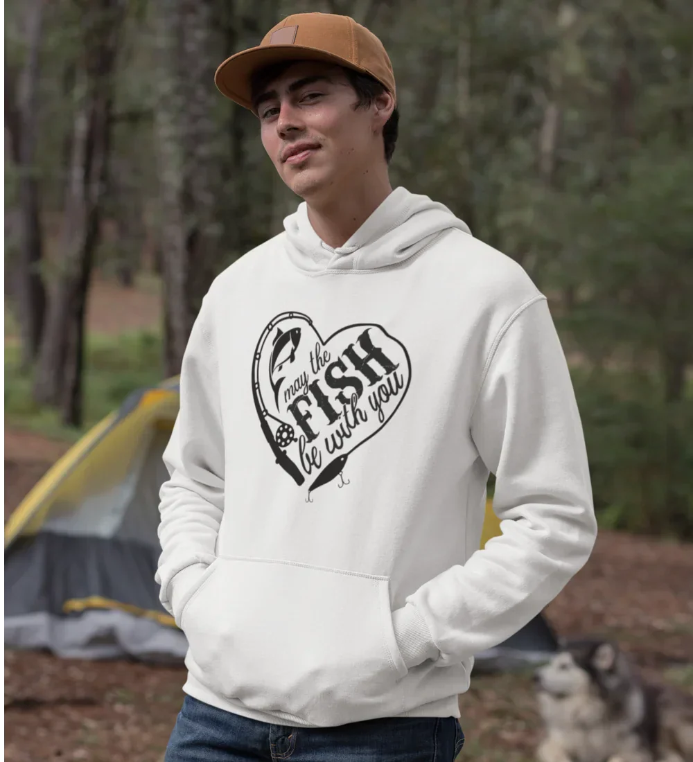 Outdoorzees May The Fish Be With You Unisex Hoodie - Image 5