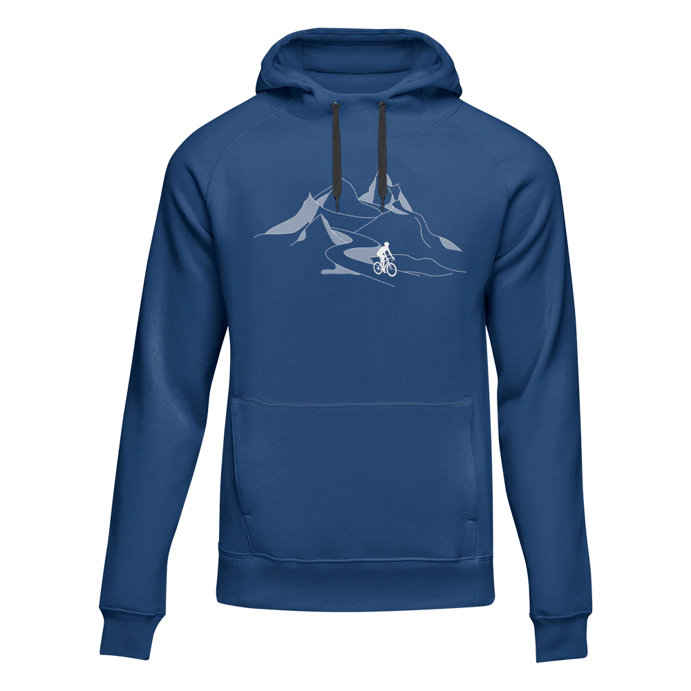 Outdoorzees Mountain Cycling Adult Fleece Hoodie - Image 2