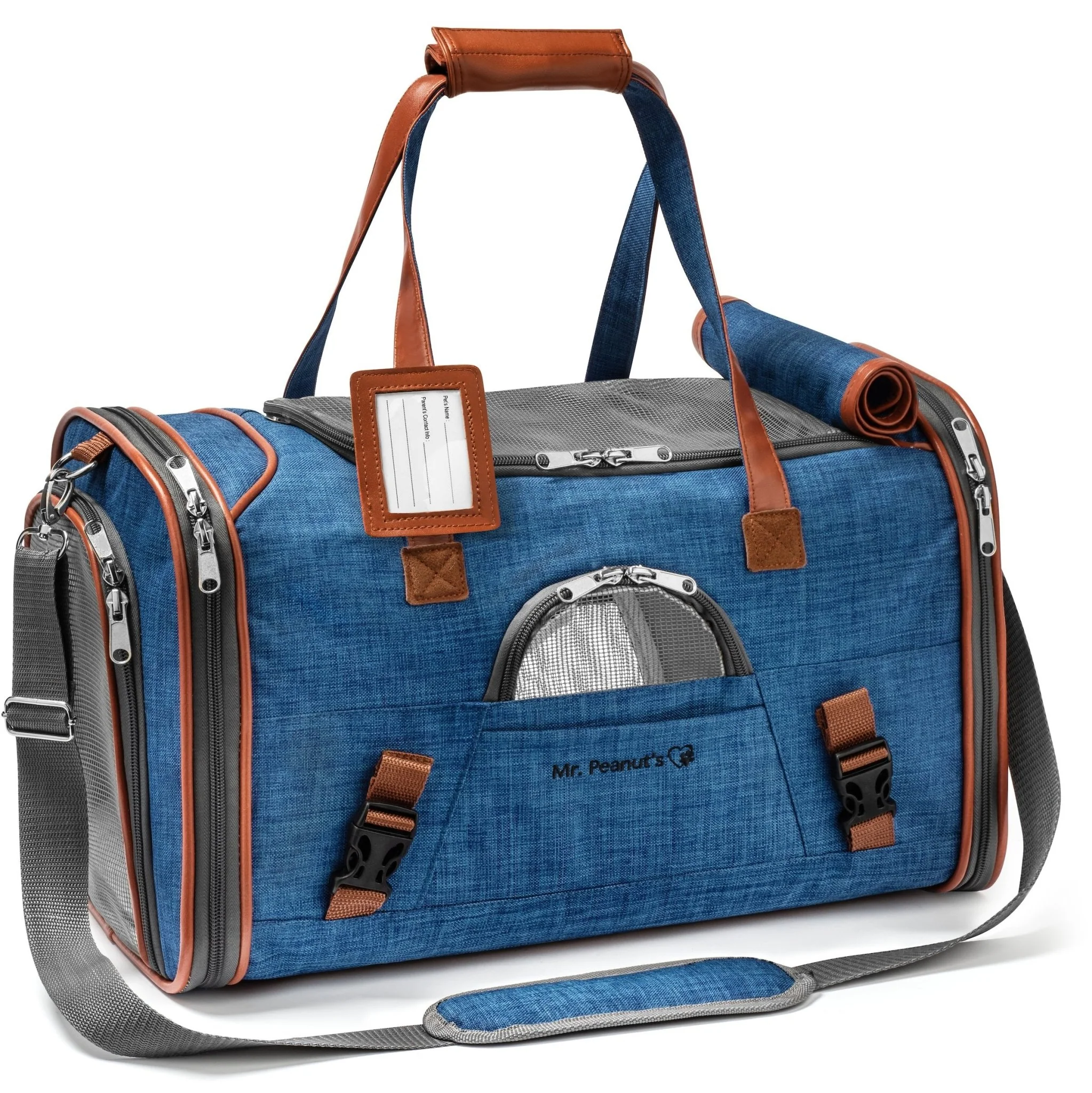 Mr. Peanut's Gold Series Standard Size Airline Compliant Pet Carrier - Image 11