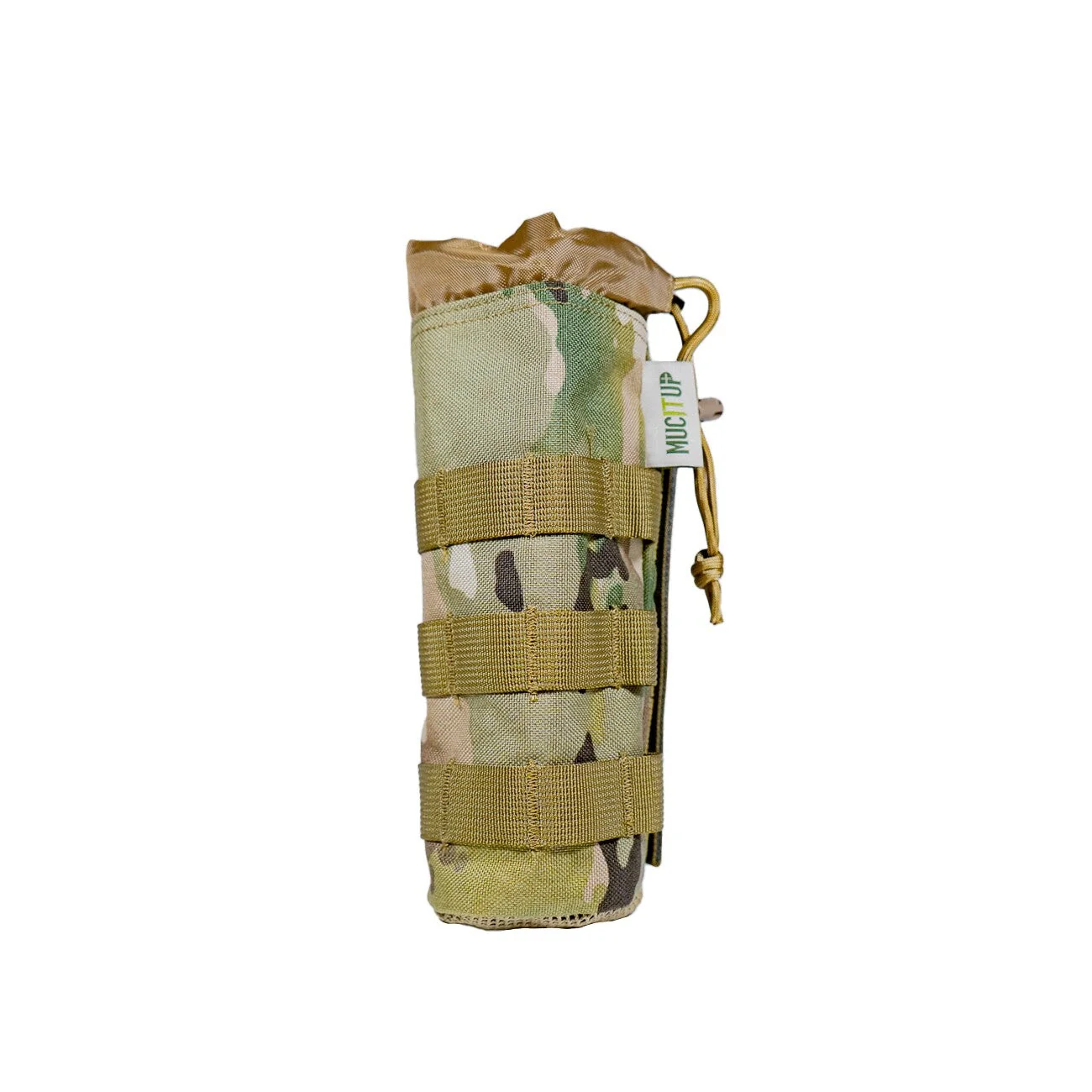 MUCITUP MUCTAC MOLLE Water Bottle Holder 500D Nylon Pouch – Black, Camo, Khaki - Image 7