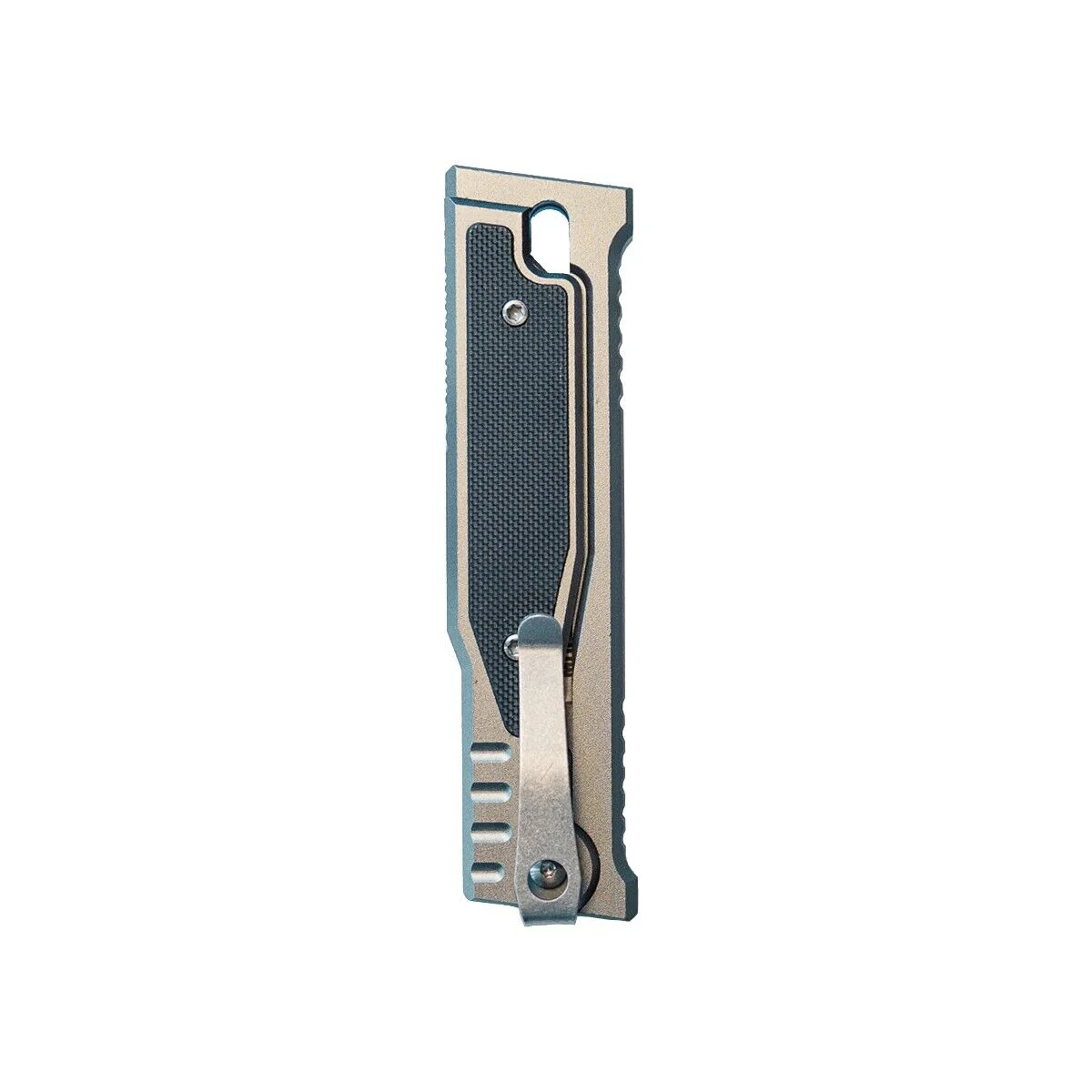 MUCITUP Rampart Tanto Sliding Blade Knife 3" D2 Steel Tactical Steel Sage - Image 2