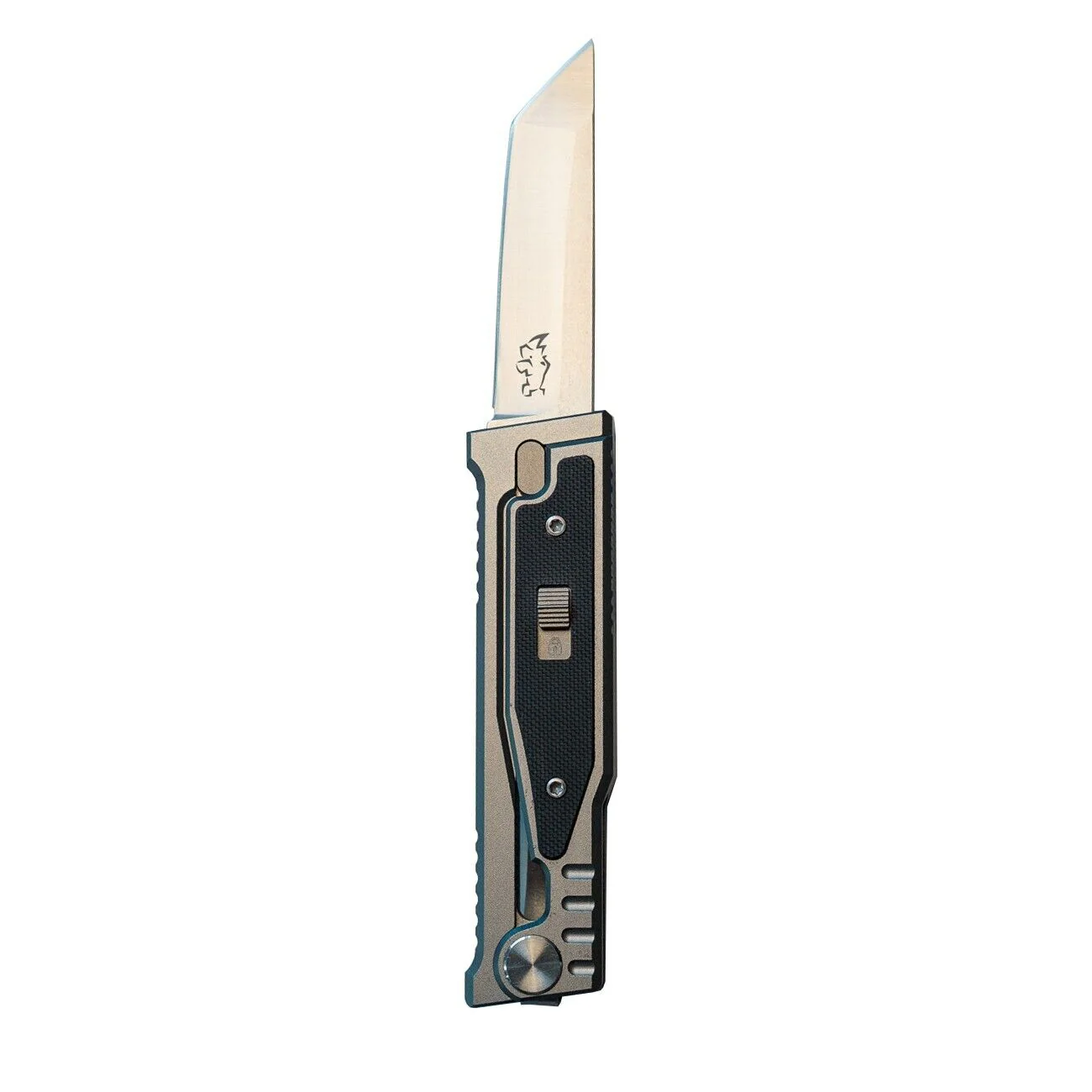 MUCITUP Rampart Tanto Sliding Blade Knife 3" D2 Steel Tactical Steel Sage - Image 3
