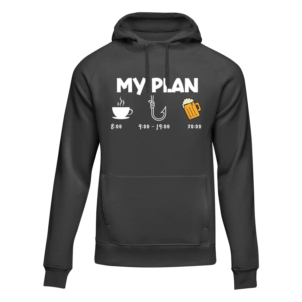 Outdoorzees My Fishing Plan Unisex Hoodie - Image 5
