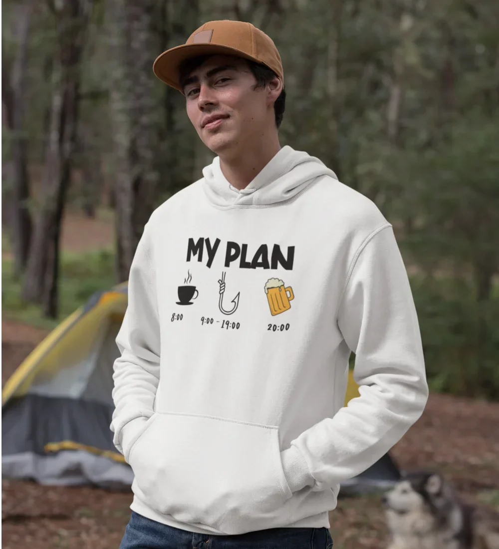 Outdoorzees My Fishing Plan Unisex Hoodie - Image 7