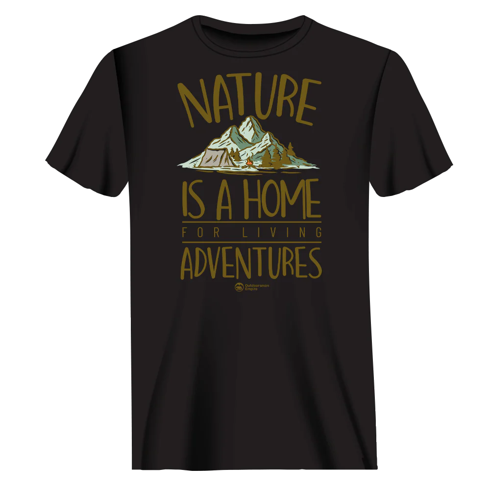 Outdoorzees Nature Is A Home T-Shirt for Men