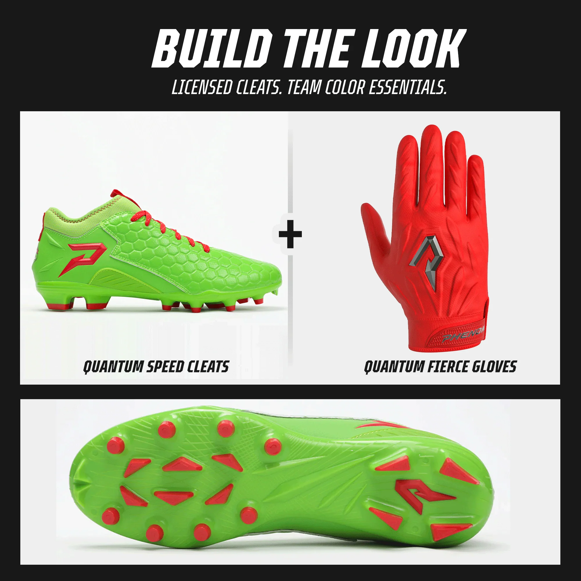 Phenom Elite Ninja Turtles: Raphael Football Cleats – Quantum Speed 2.0 by Phenom Elite - Image 4
