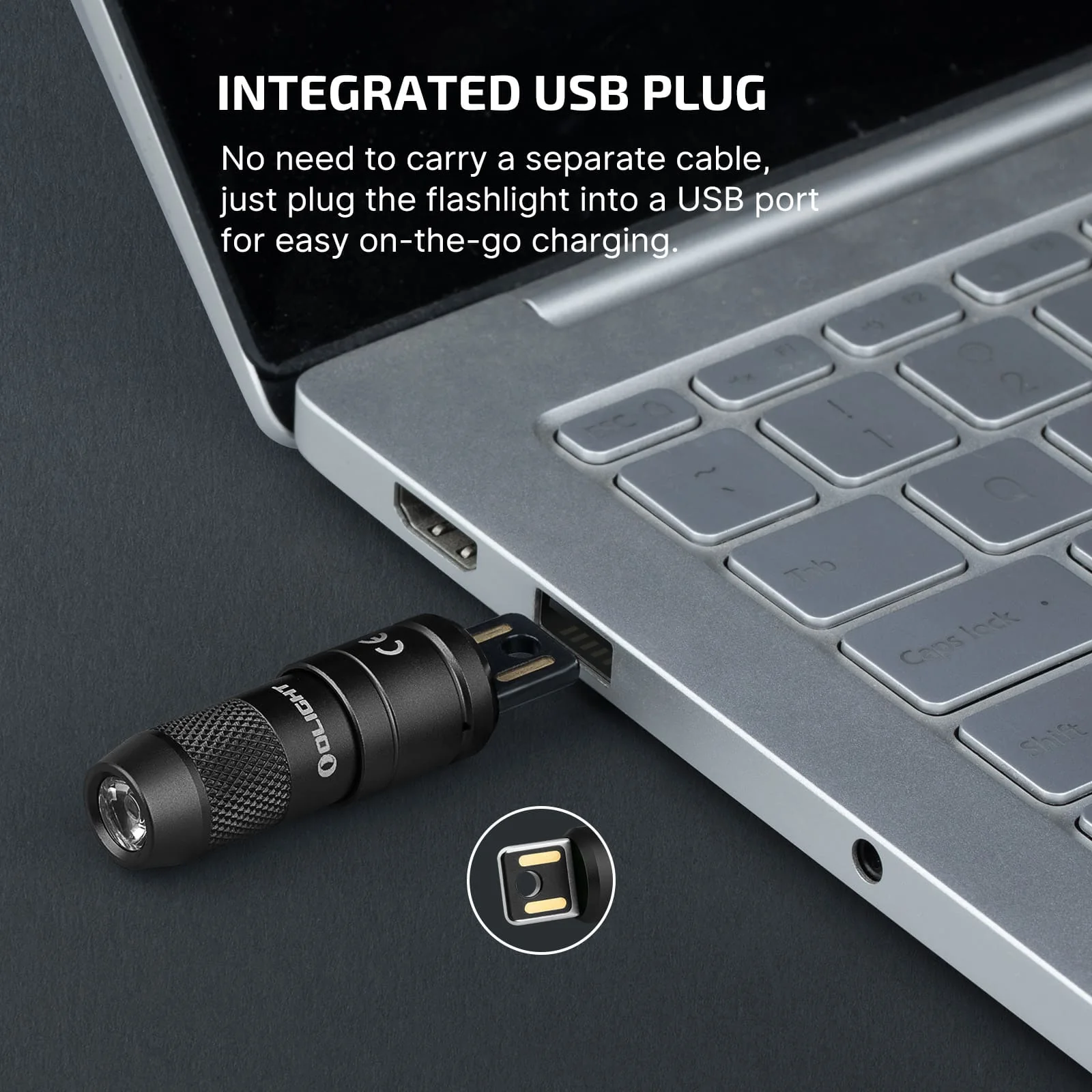 Olight iMini 2 Rechargeable Magnetic Mini Flashlight 50 Lumens EDC Keychain Light - Image 6