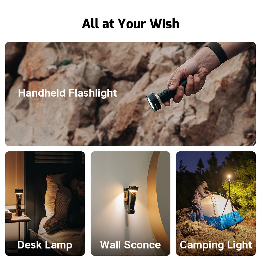 Olight Prowess Multifunctional Flashlight with Bidirectional Lighting (Tripod Sold Separately) - Image 5