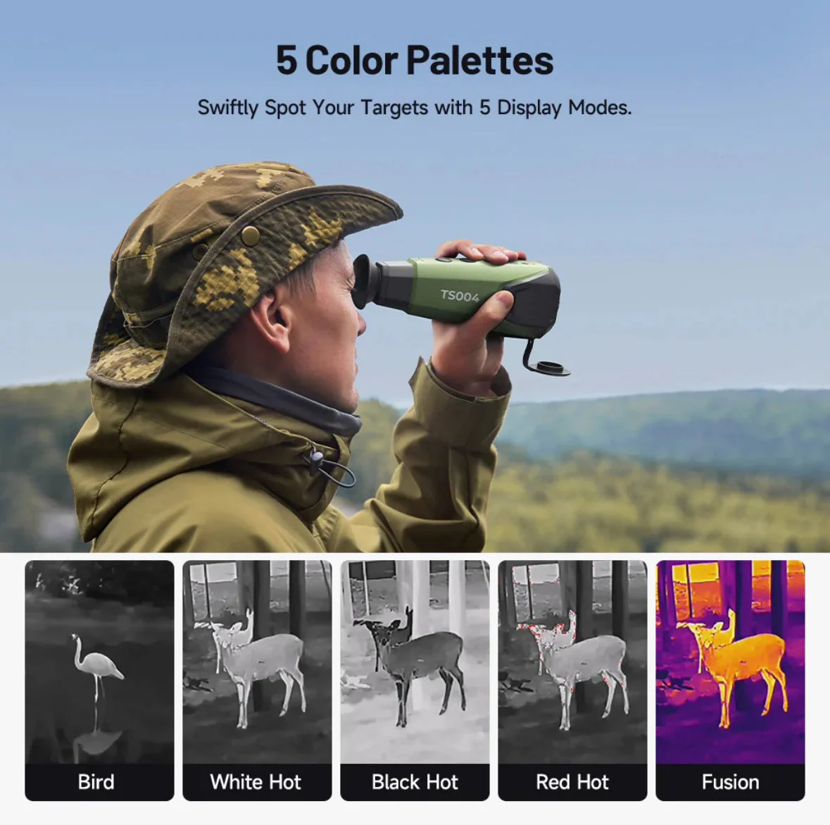 Olight TS004 Thermal Imager 256x192 Handheld Infrared Night Vision Scope - Image 8