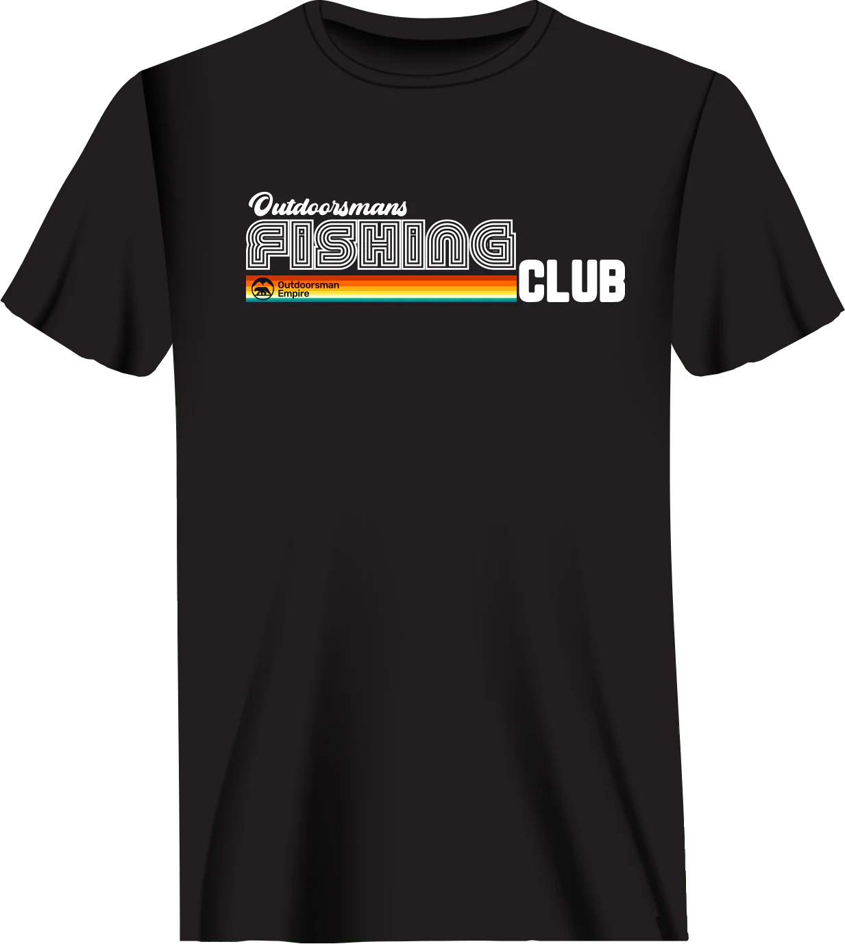 Outdoorzees Outdoorsman Fishing Club Disco Man T-Shirt