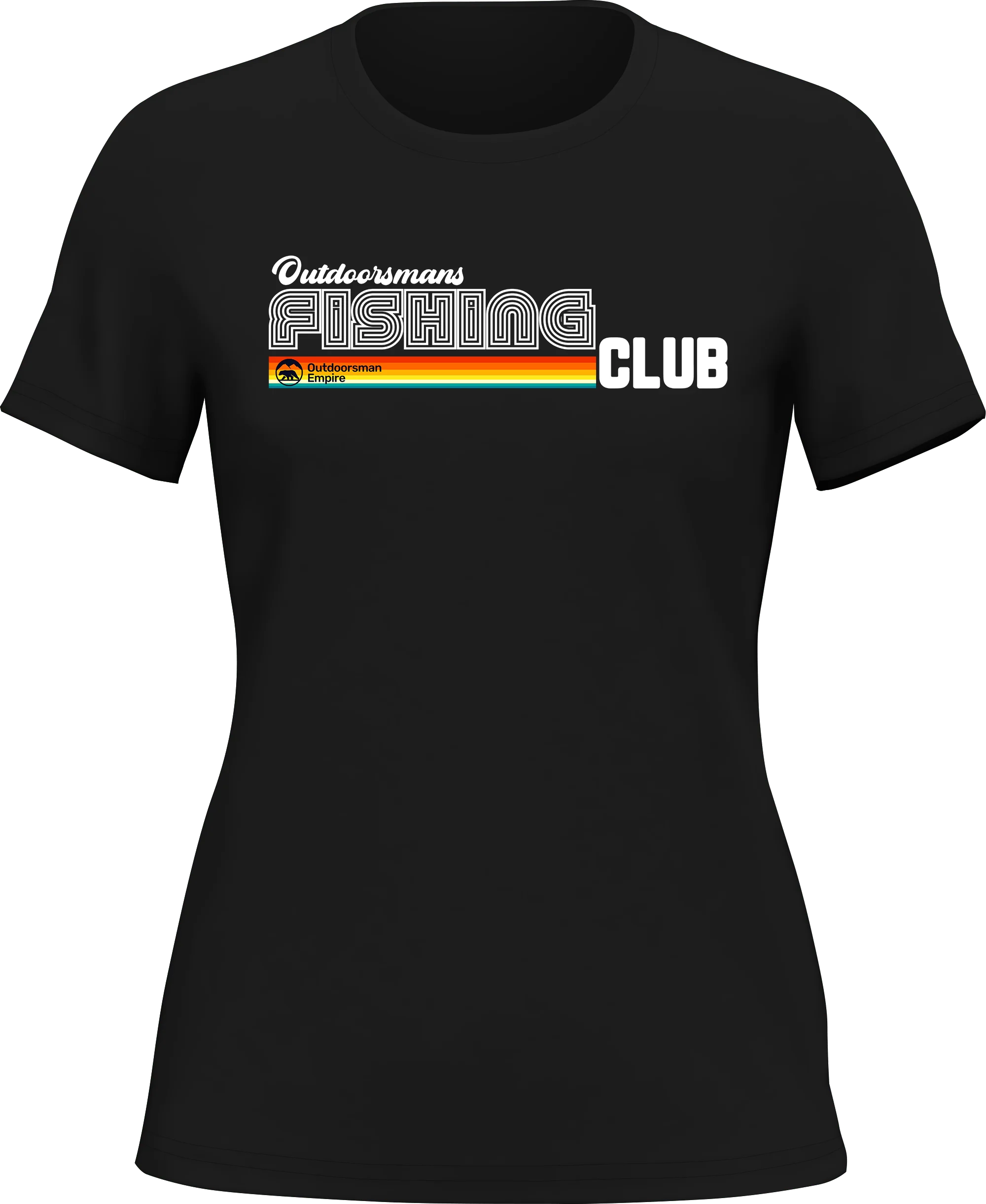 Outdoorzees Outdoorsman Fishing Club Disco T-Shirt for Women