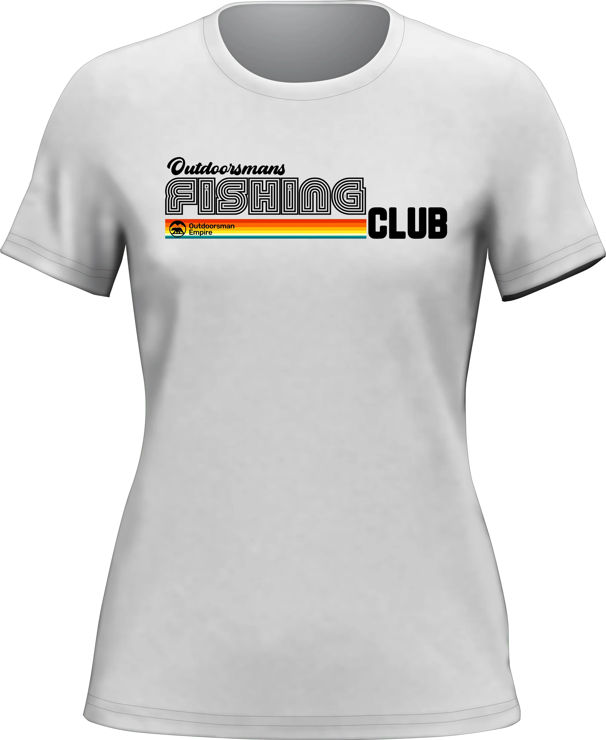 Outdoorzees Outdoorsman Fishing Club Disco T-Shirt for Women - Image 2