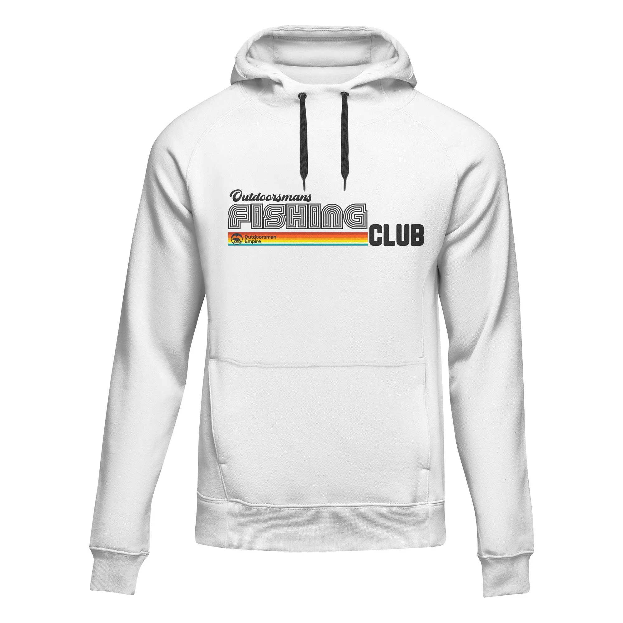 Outdoorzees Outdoorsman Fishing Club Disco Unisex Hoodie - Image 3