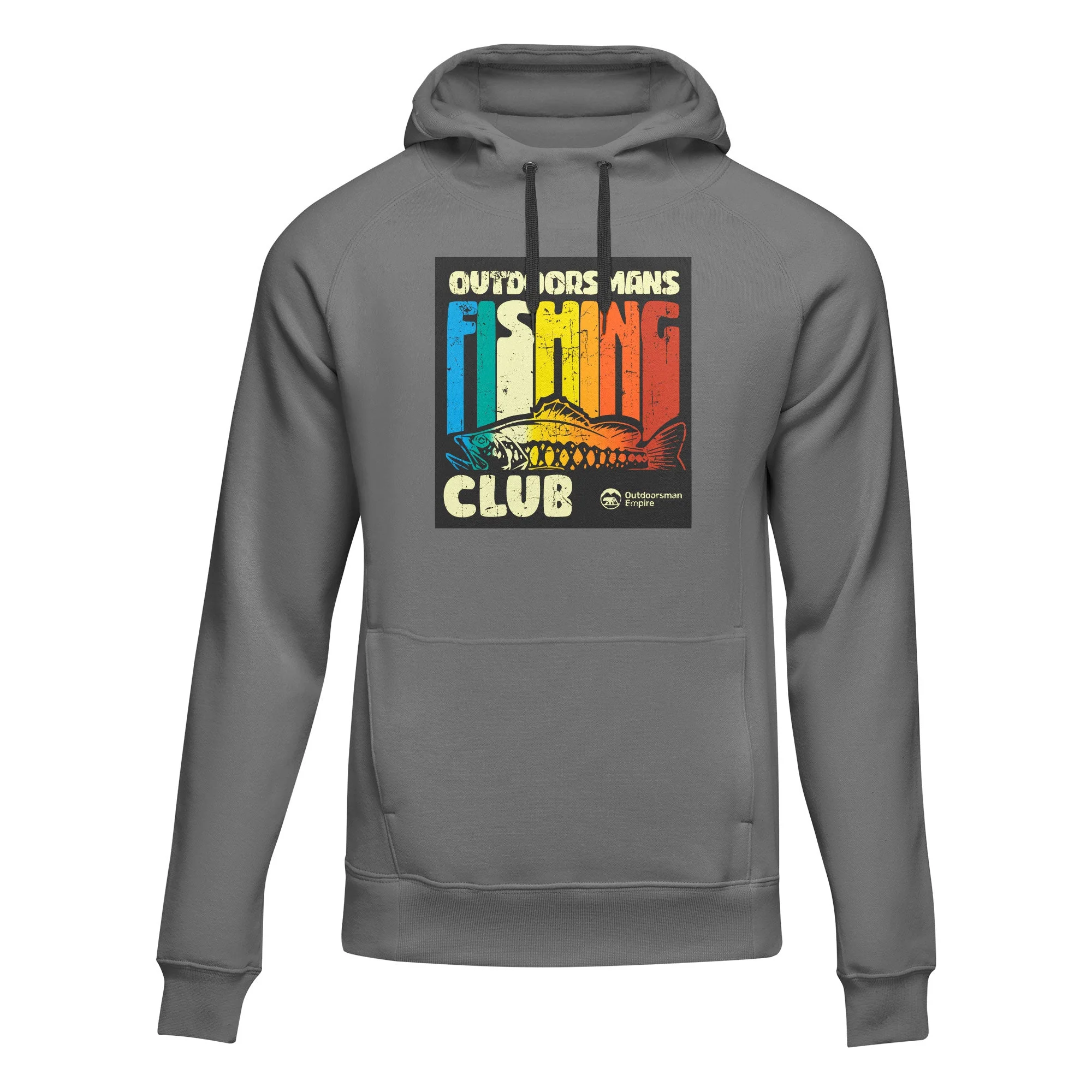 Outdoorzees Outdoorsman Fishing Club Unisex Hoodie - Image 2