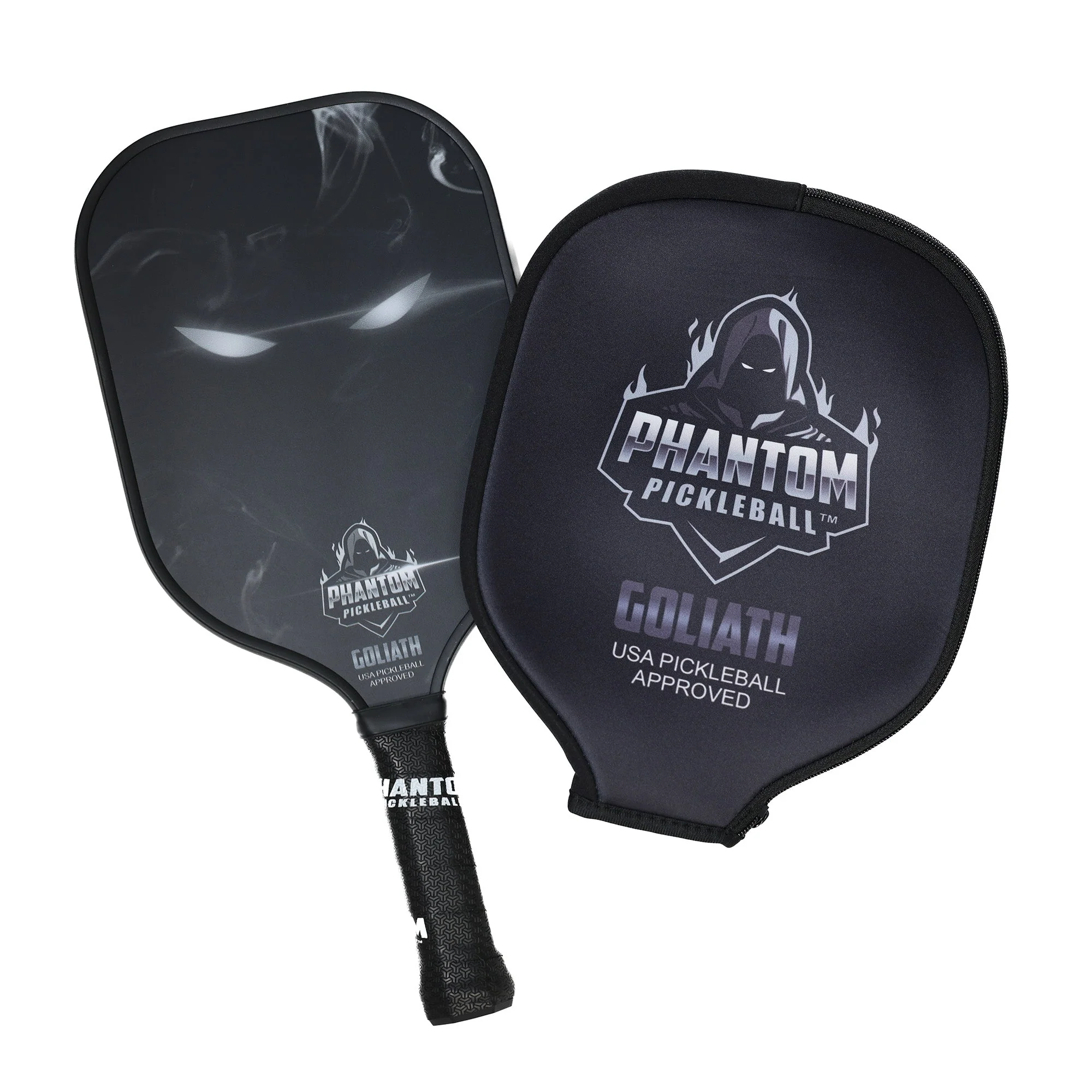 PHANTOM GOLIATH 16MM T800 Carbon Fiber Pickleball Pro Paddle with Cover - Image 15