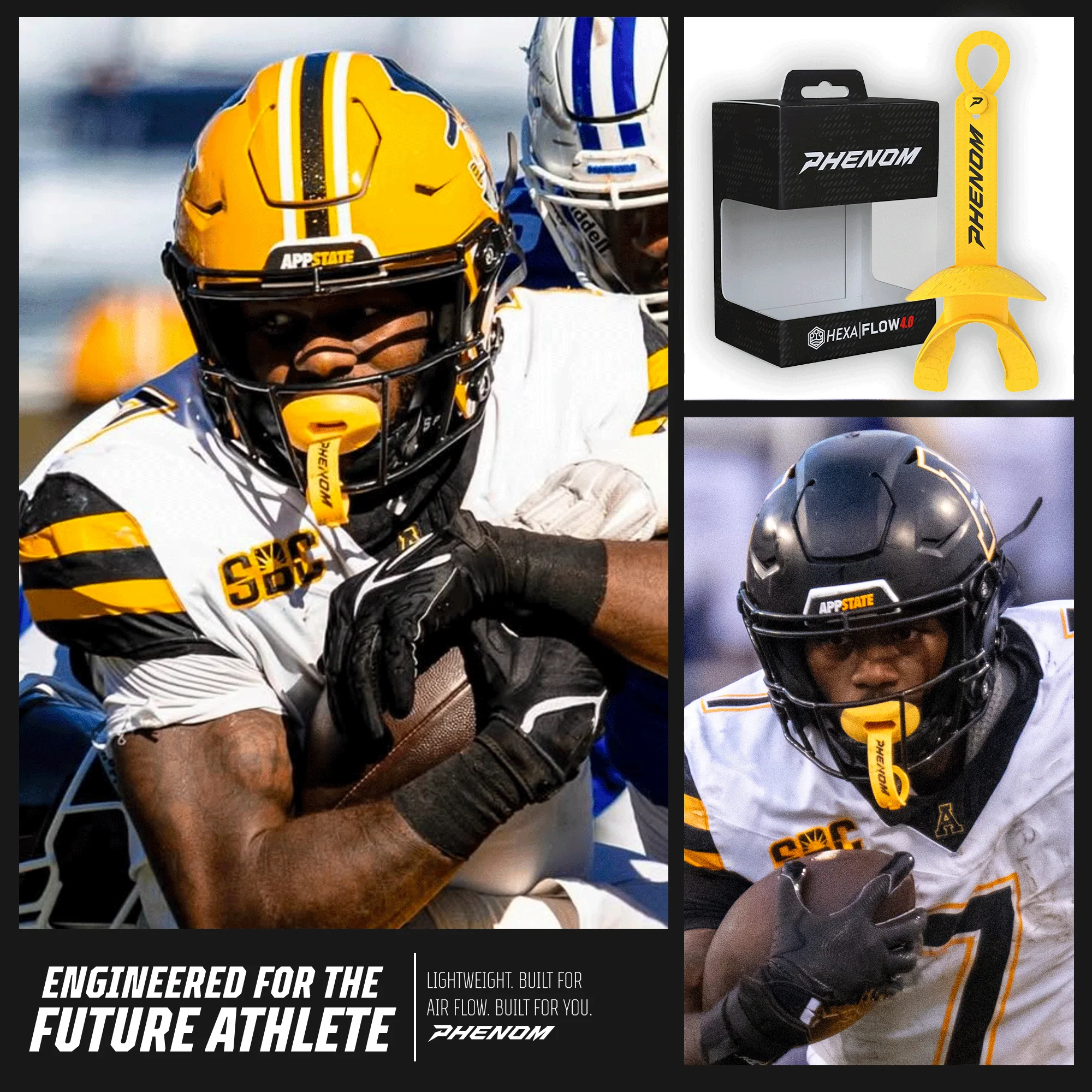 Phenom Elite Hexa-Flow™ 4.0 Football Mouthguard – Team Color Edition (Adult & Youth) - Image 31